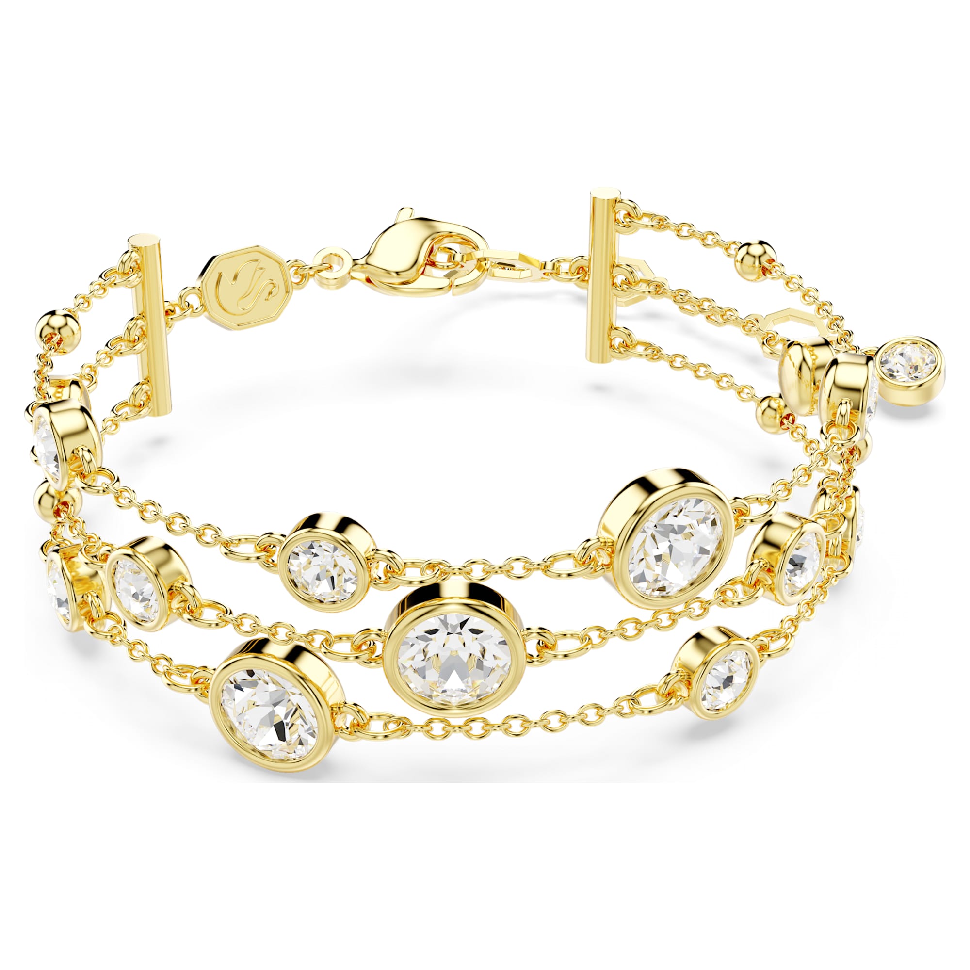 צמיד Imber בציפוי זהב מבריק SWAROVSKI