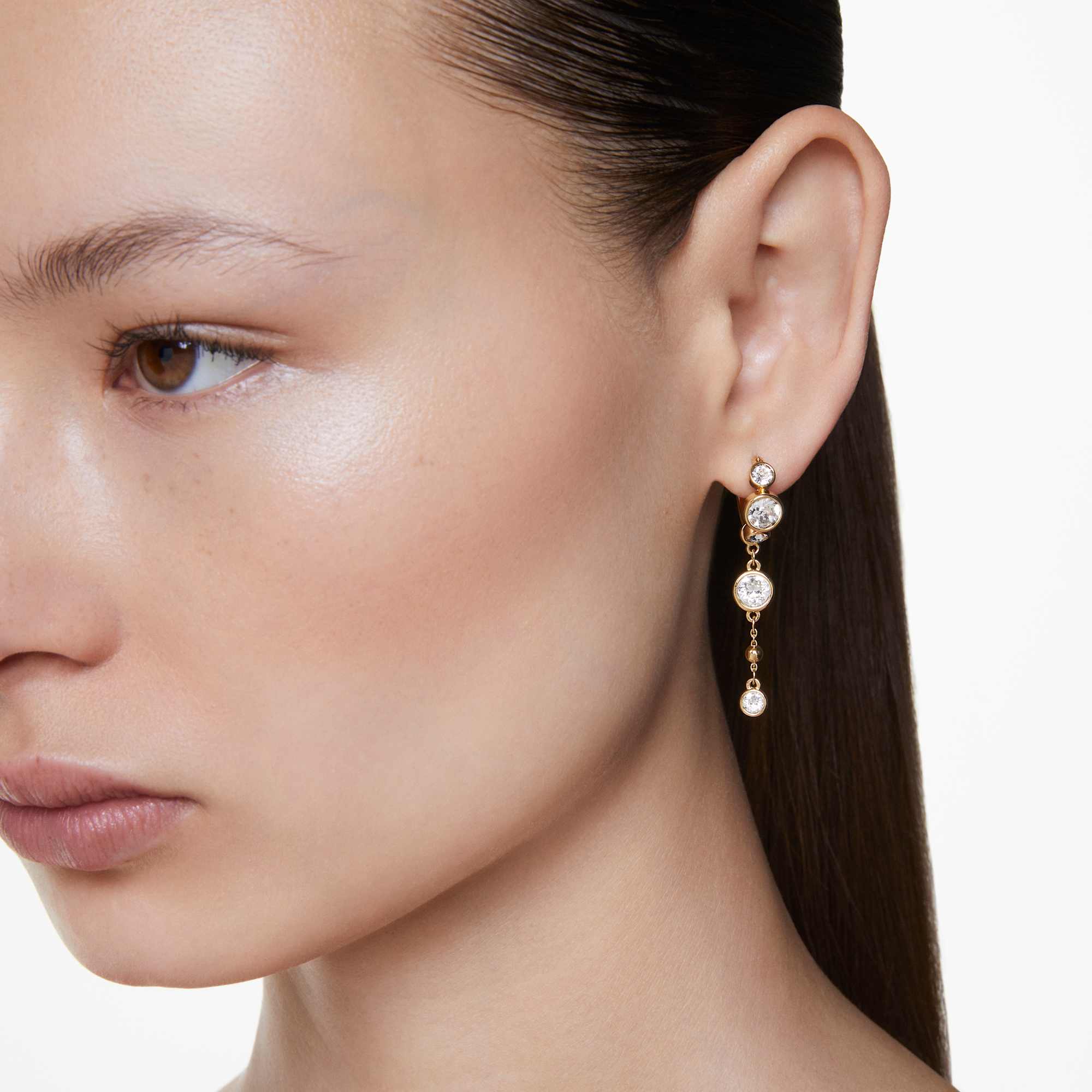 עגילי Imber בציפוי זהב מבריק SWAROVSKI