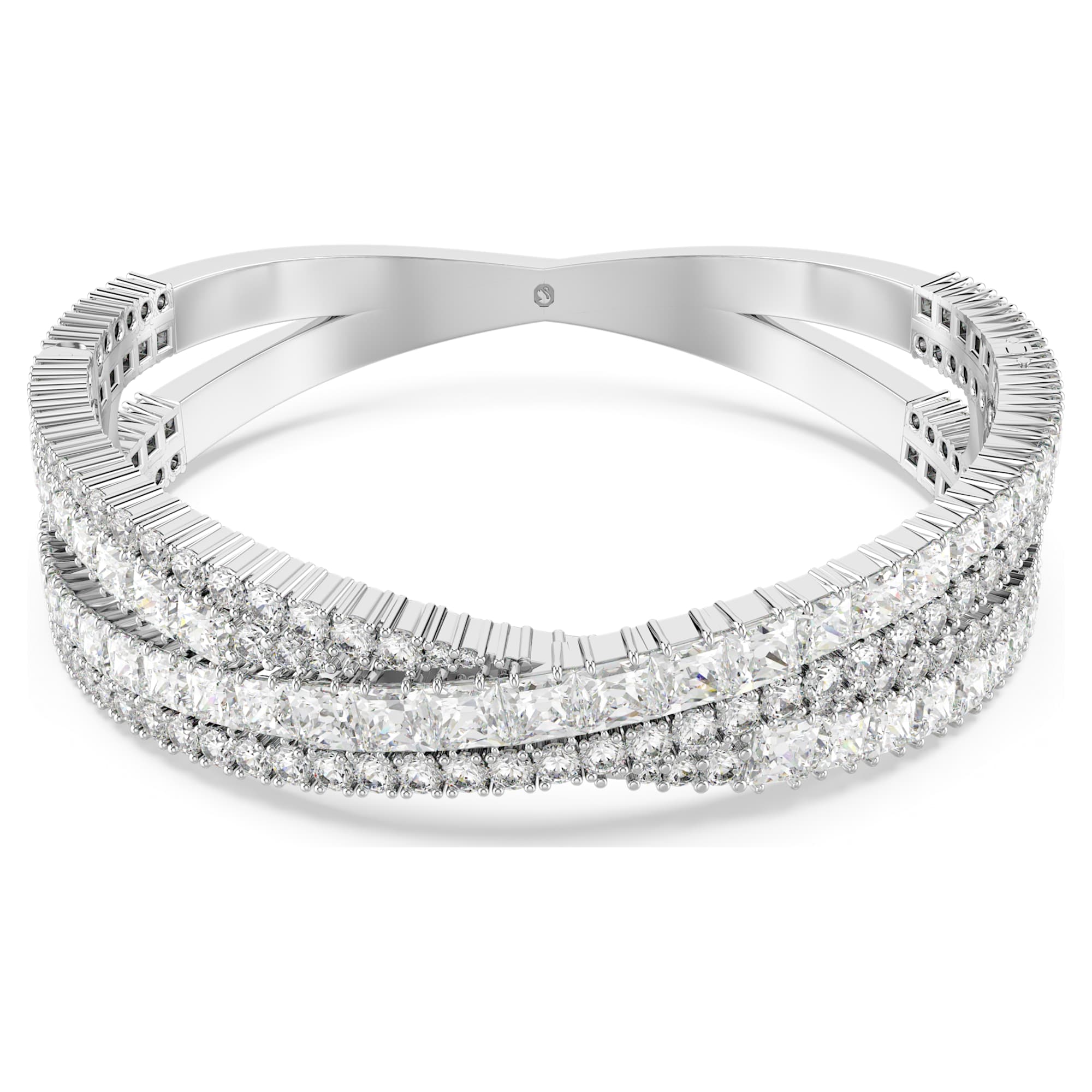 צמיד Hyperbola בציפוי רודיום מבריק SWAROVSKI