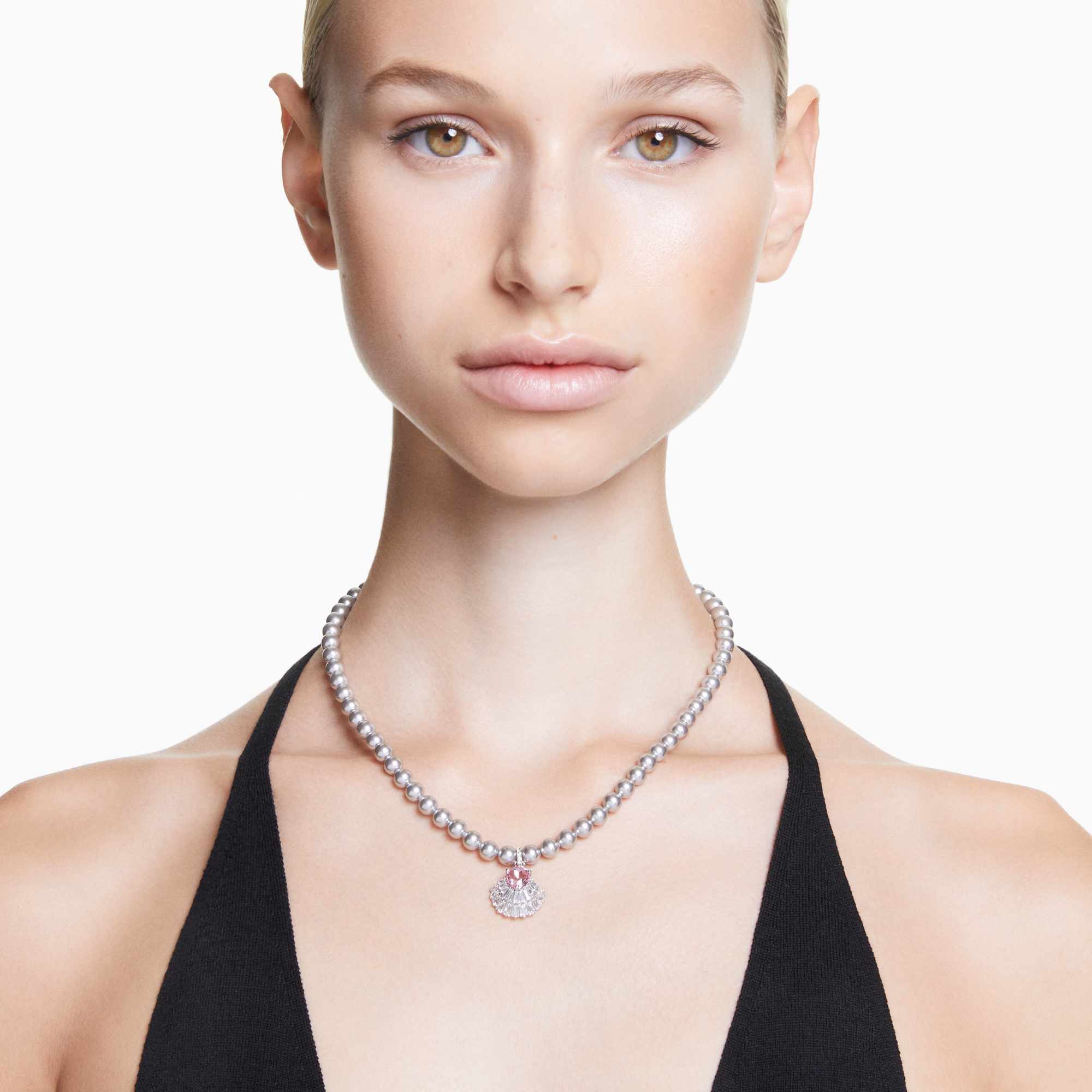 שרשרת Idyllia בציפוי רודיום מבריק SWAROVSKI