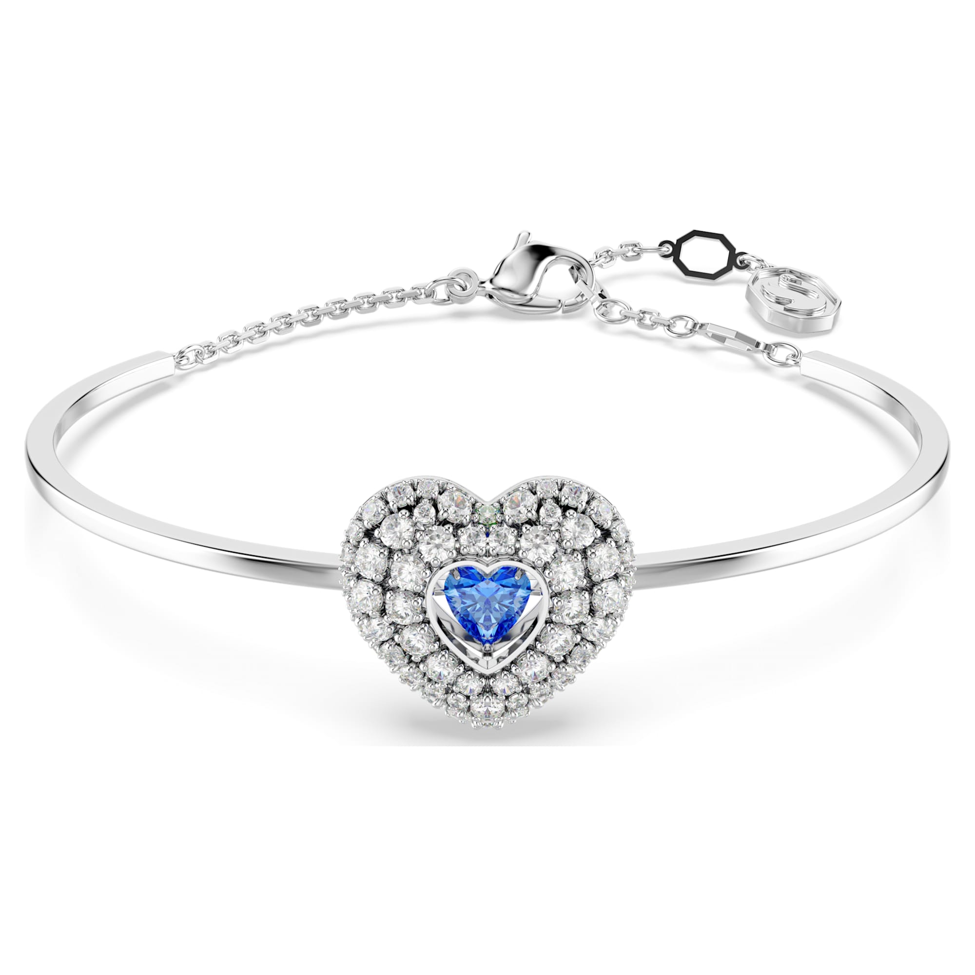צמיד Hyperbola בציפוי רודיום מבריק SWAROVSKI