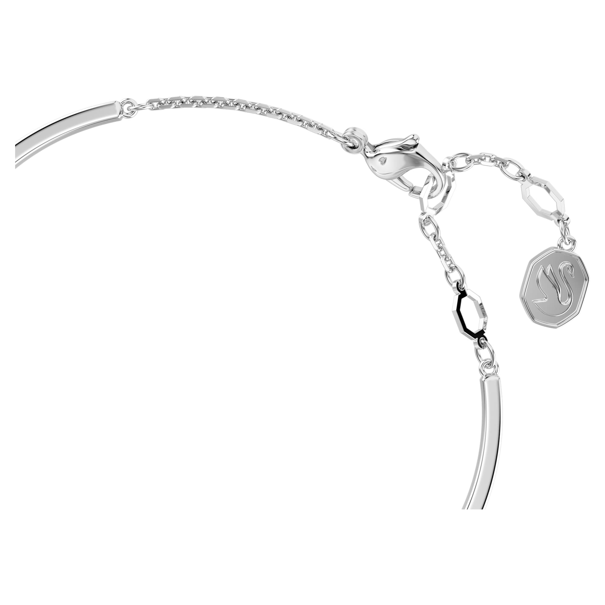 צמיד Hyperbola בציפוי רודיום מבריק SWAROVSKI