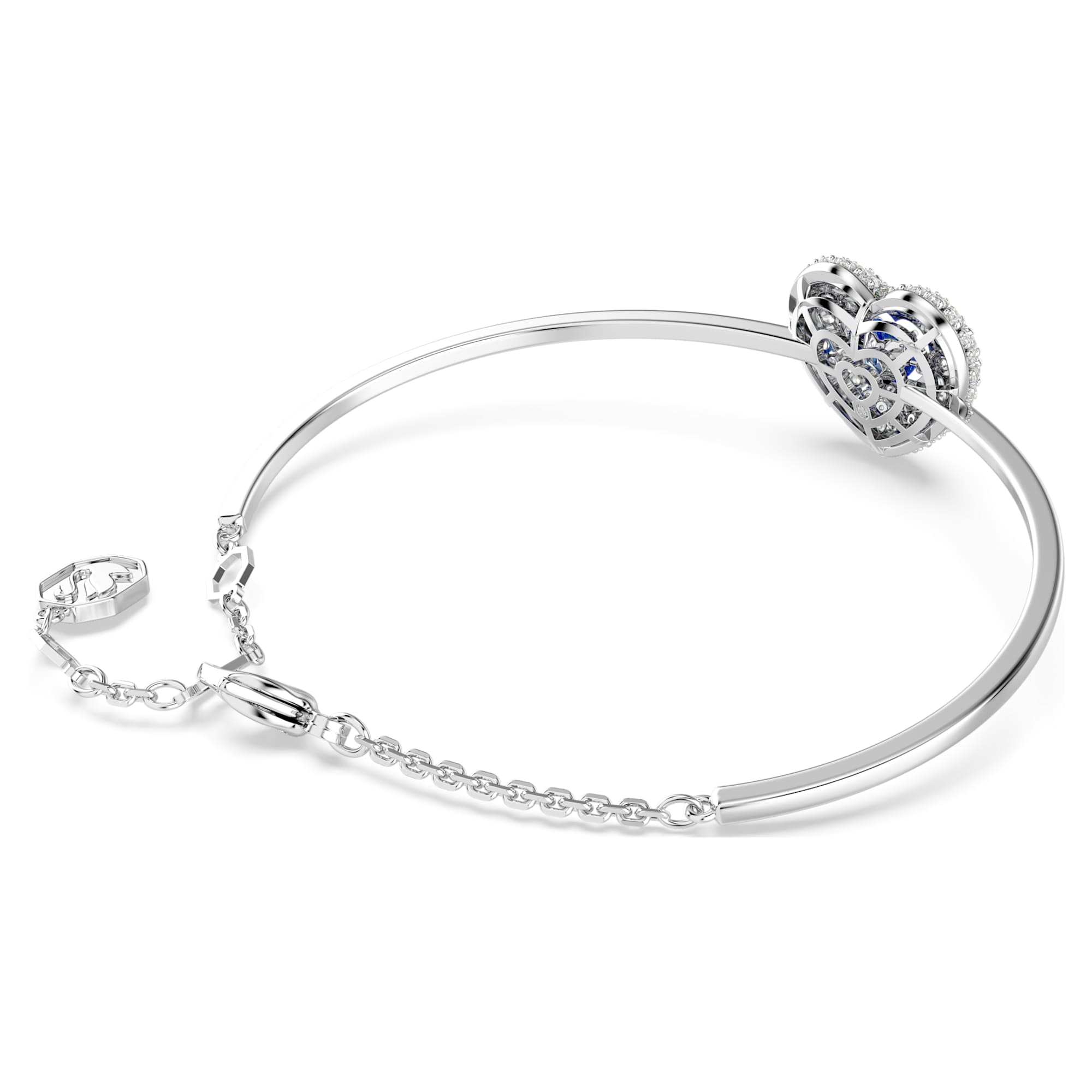 צמיד Hyperbola בציפוי רודיום מבריק SWAROVSKI
