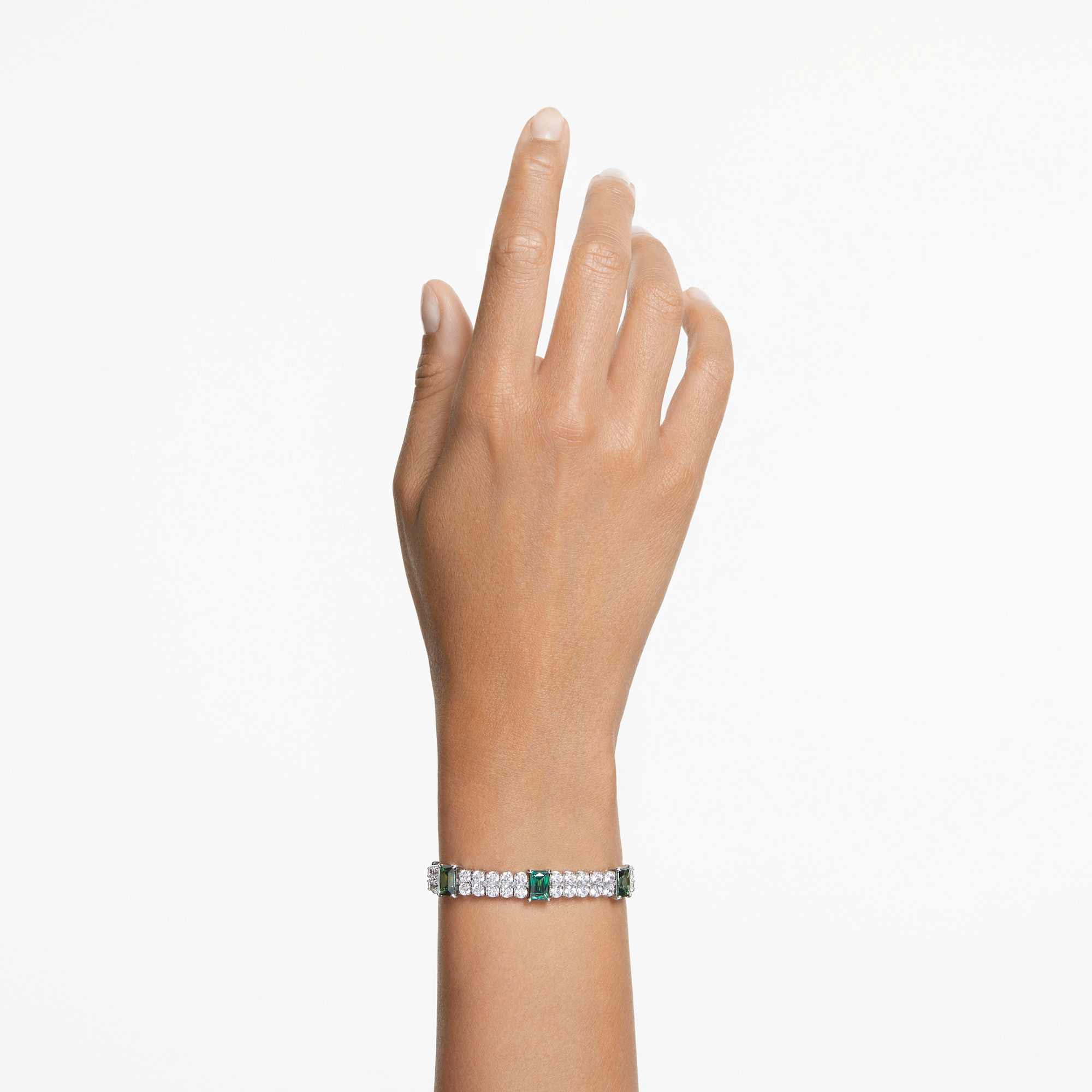 צמיד Matrix בציפוי רודיום מבריק SWAROVSKI