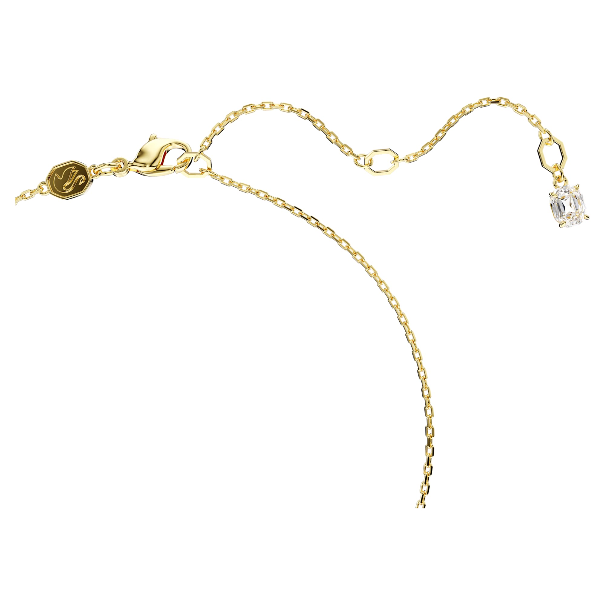 שרשרת Una בציפוי זהב מבריק SWAROVSKI