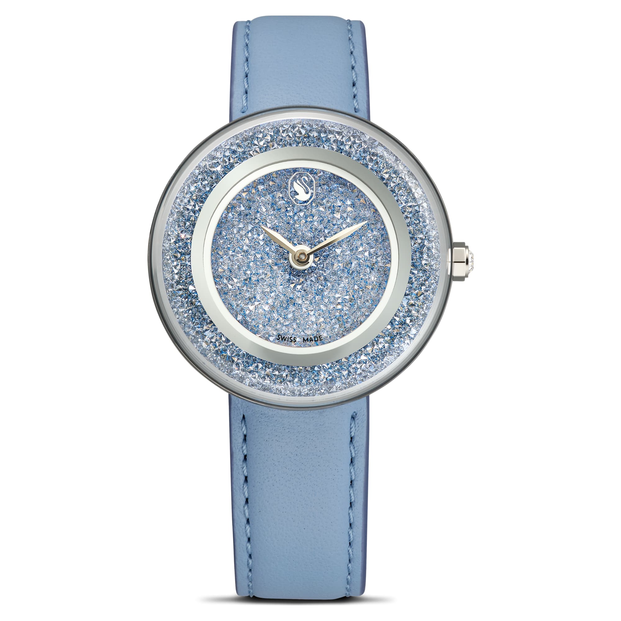 שעון Crystalline בציפוי נירוסטה מבריקה SWAROVSKI
