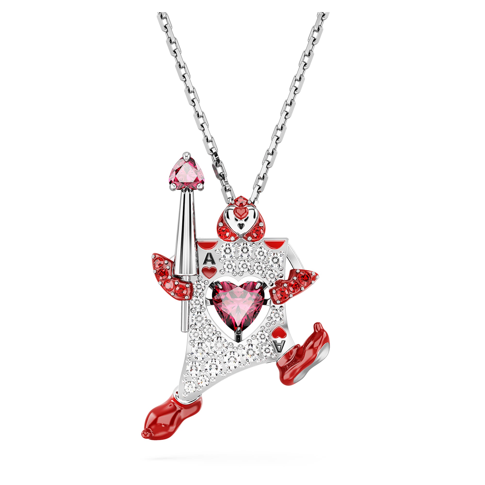 שרשרת Alice In Wonderland בציפוי רודיום מבריק SWAROVSKI