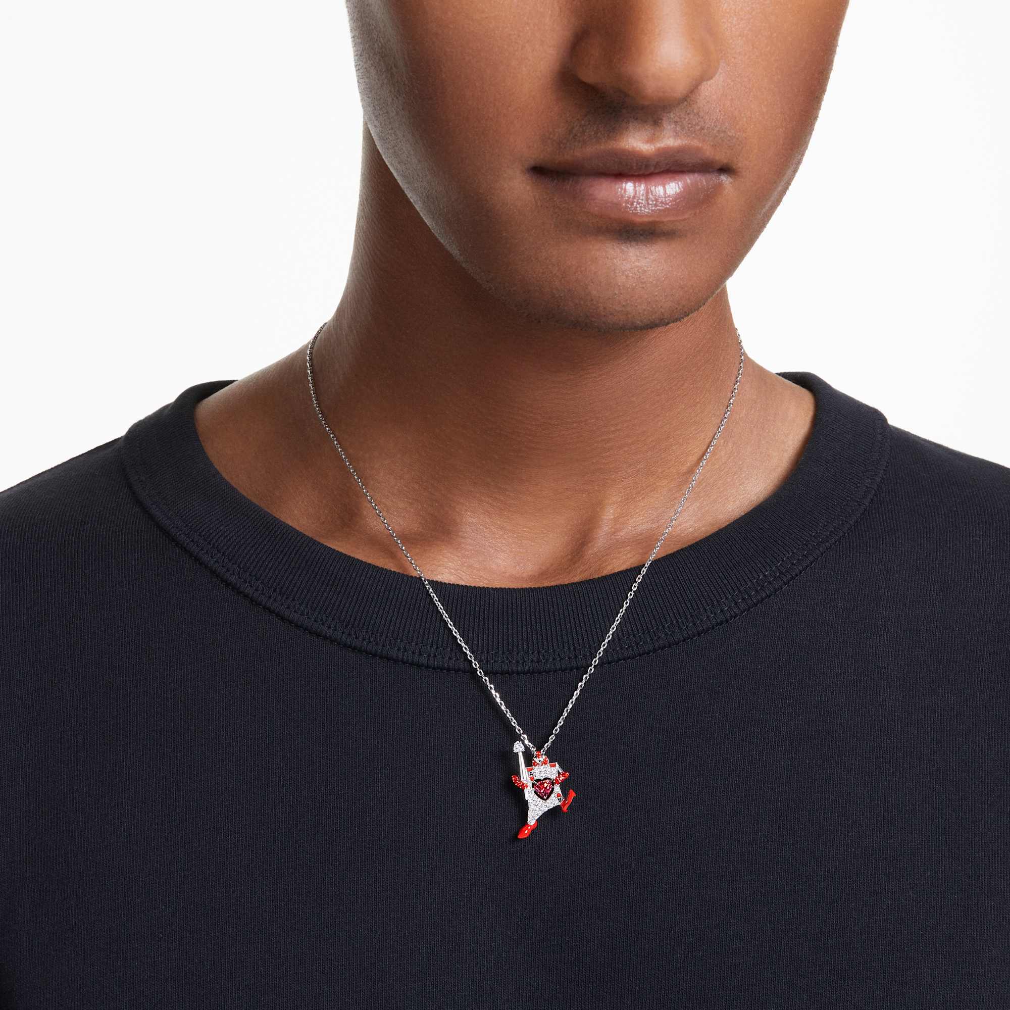 שרשרת Alice In Wonderland בציפוי רודיום מבריק SWAROVSKI