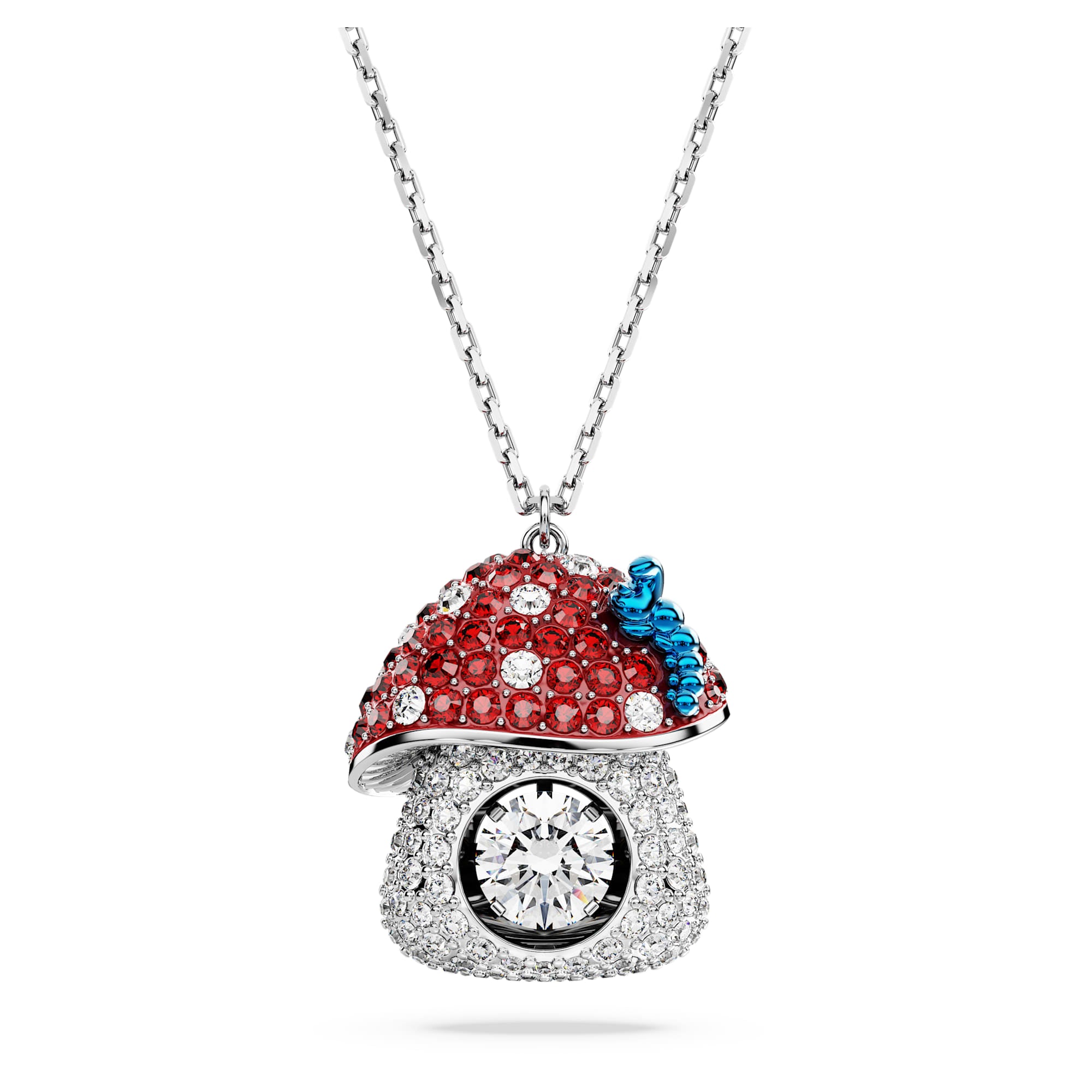שרשרת Alice In Wonderland בציפוי רודיום מבריק SWAROVSKI