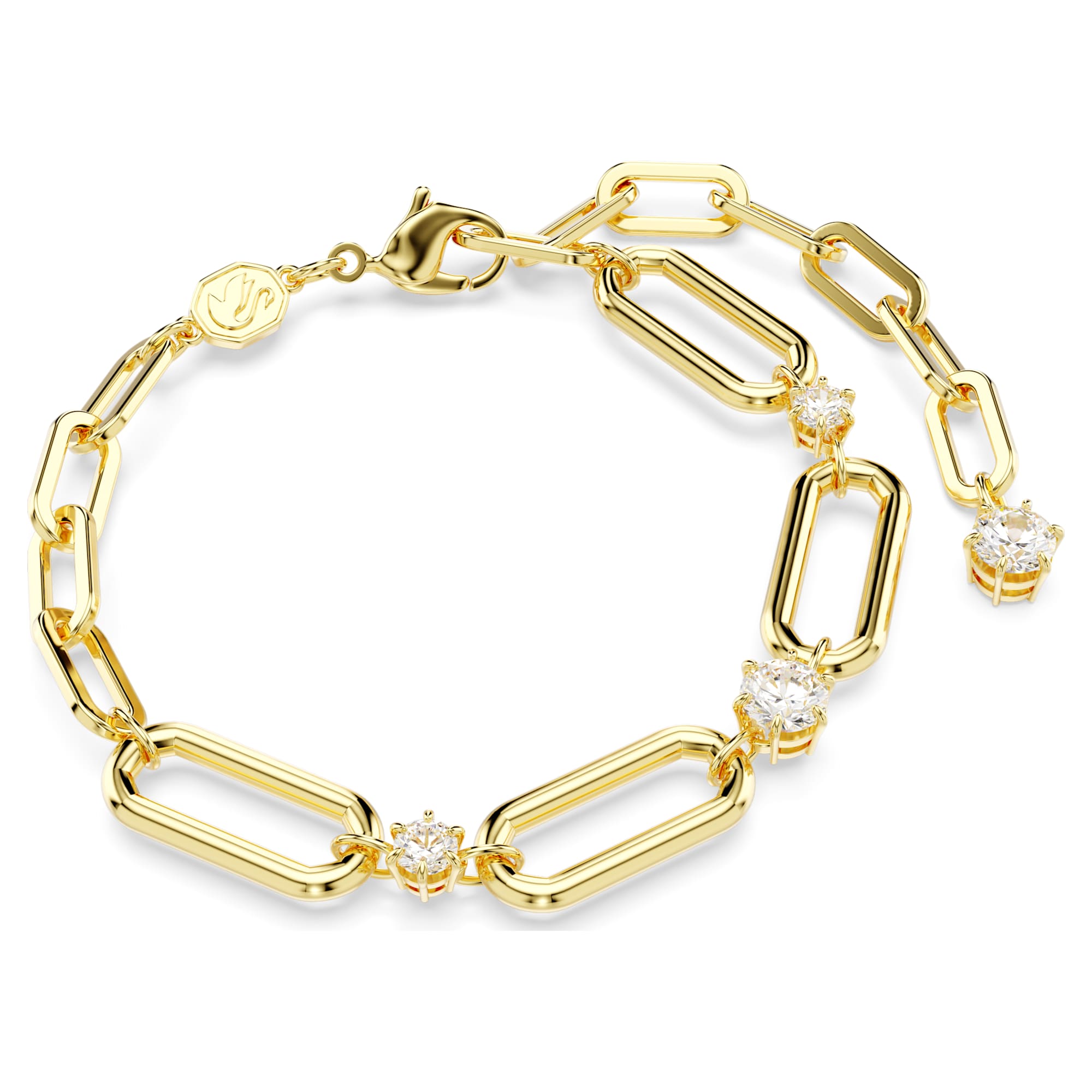 צמיד Constella בציפוי זהב מבריק SWAROVSKI