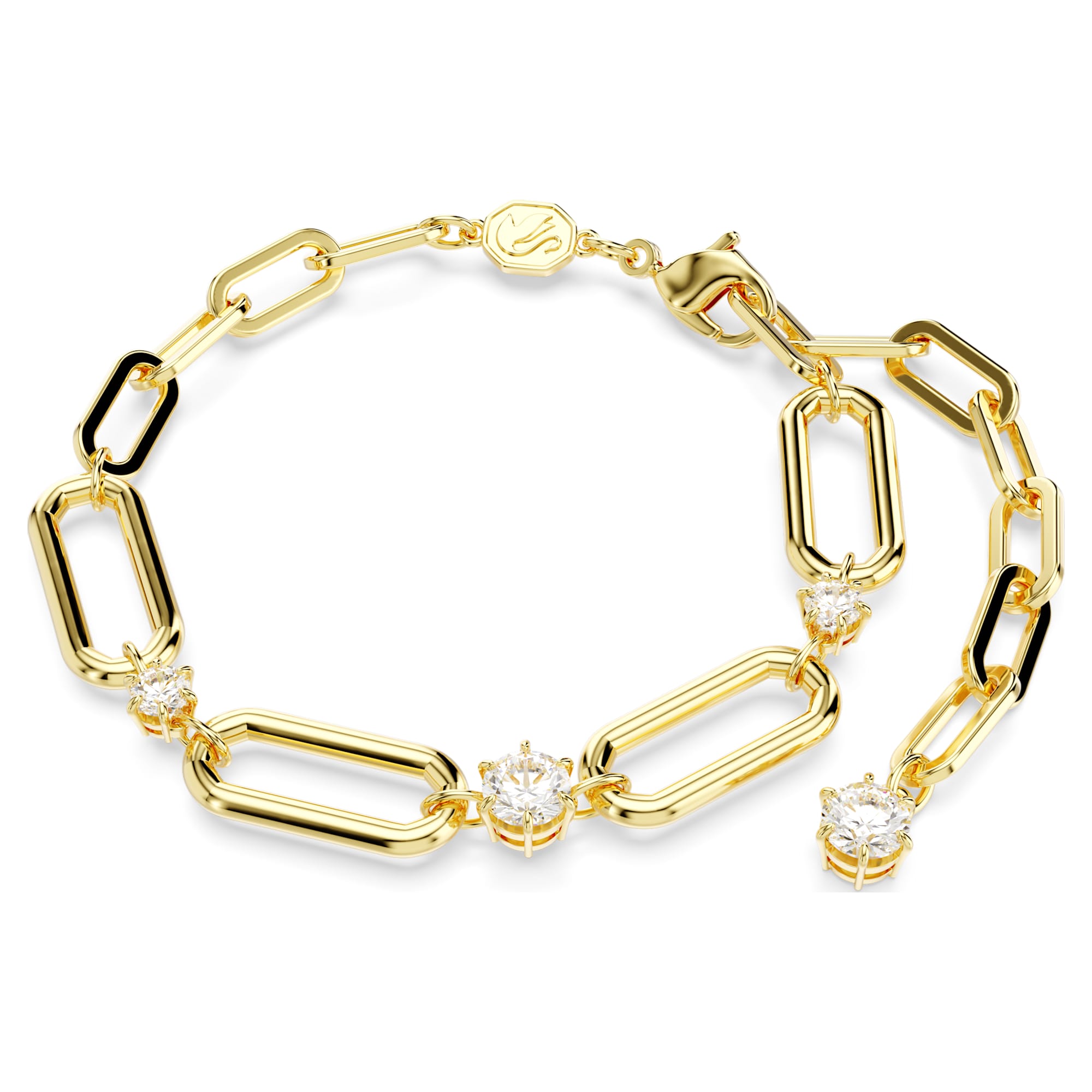 צמיד Constella בציפוי זהב מבריק SWAROVSKI
