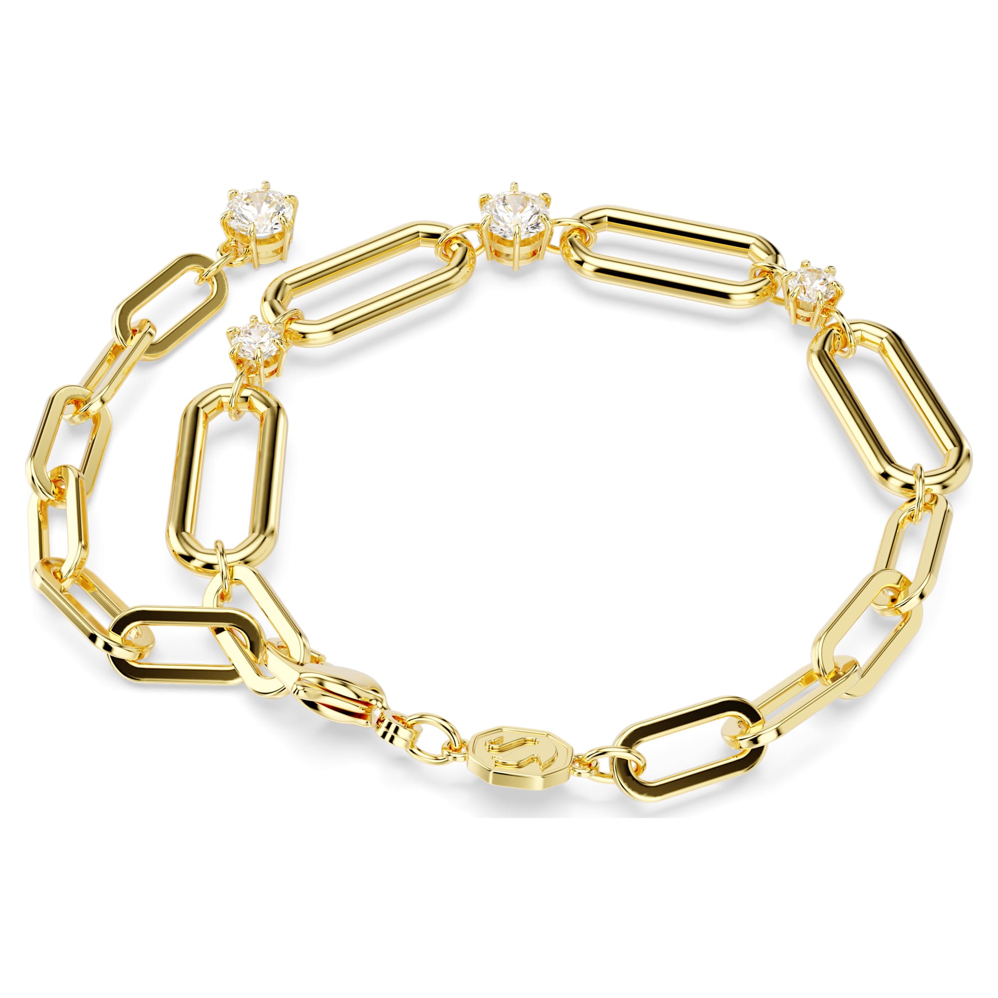 צמיד Constella בציפוי זהב מבריק SWAROVSKI
