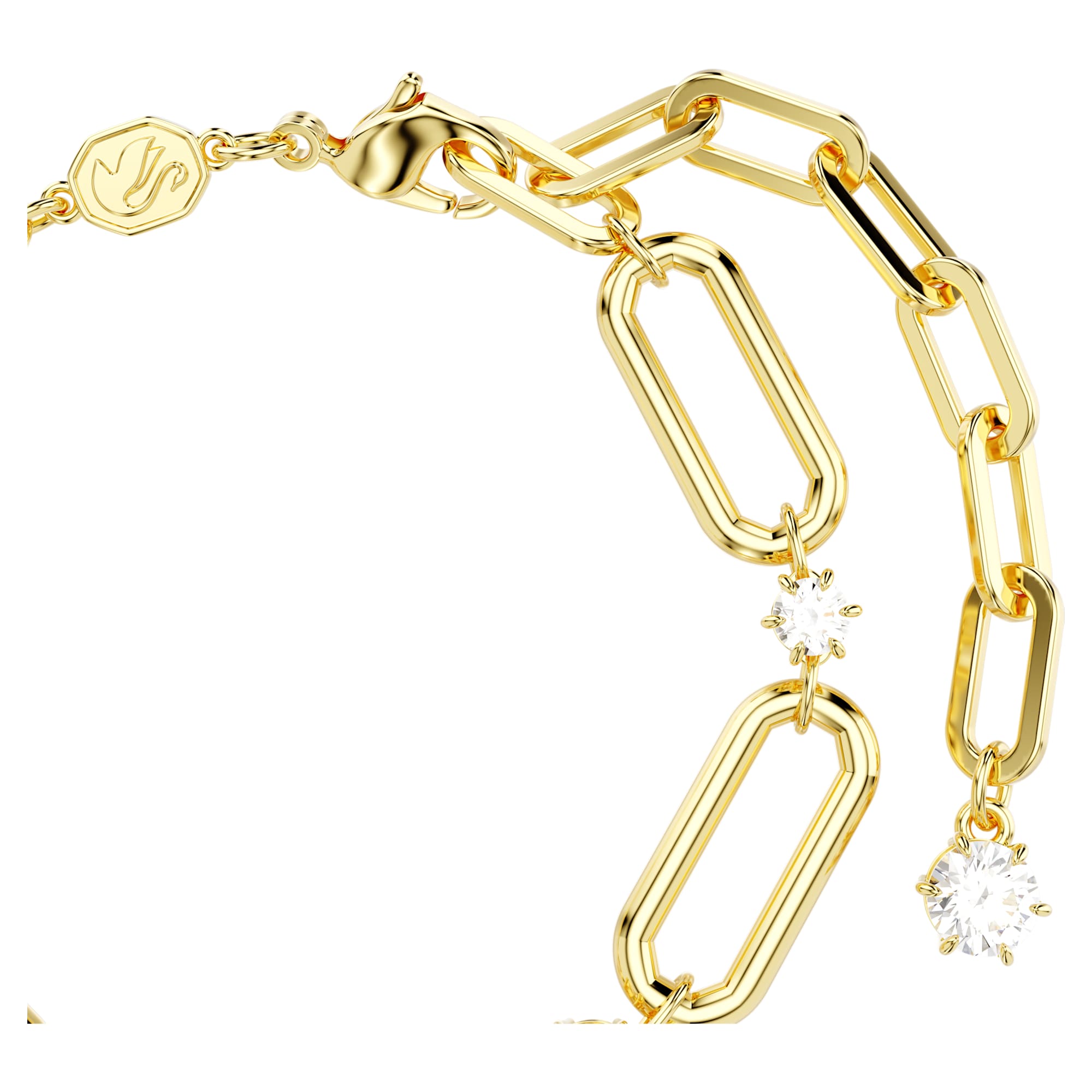 צמיד Constella בציפוי זהב מבריק SWAROVSKI