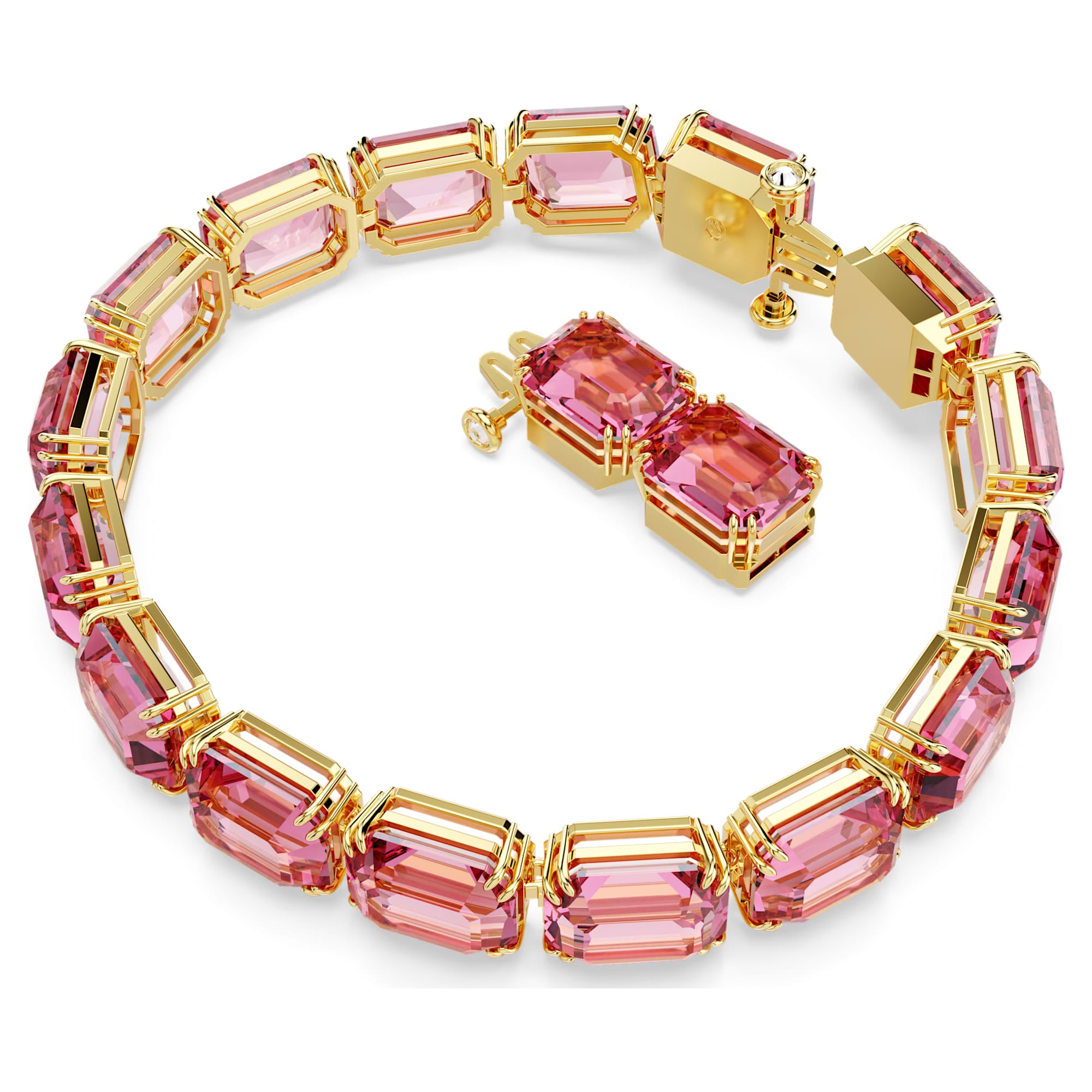 צמיד Millenia בציפוי זהב מבריק SWAROVSKI
