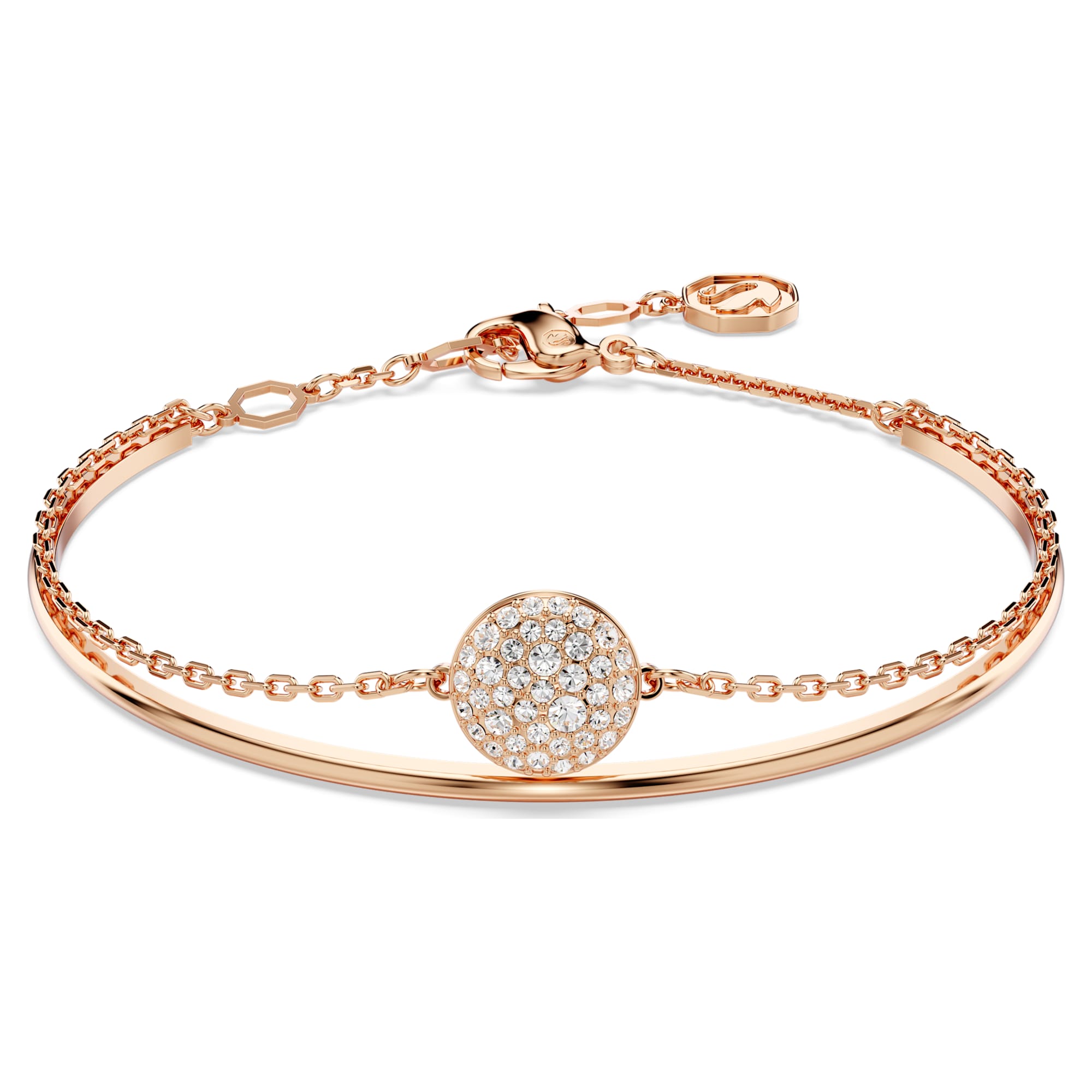 צמיד Meteora בציפוי רוז גולד מבריק SWAROVSKI