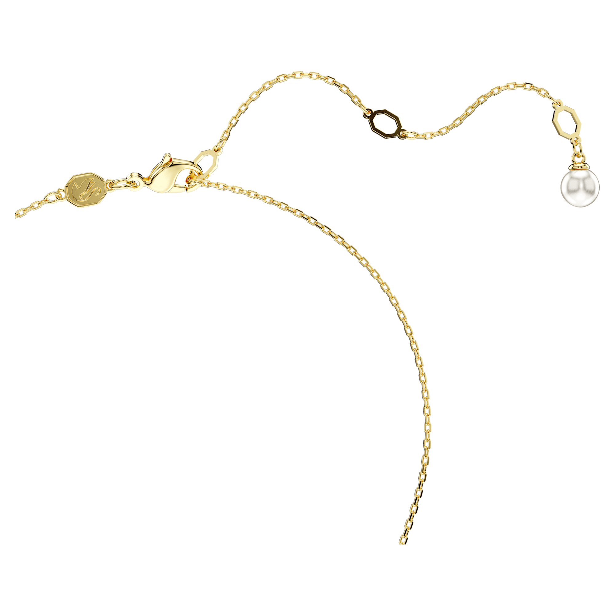 שרשרת Idyllia בציפוי זהב מבריק SWAROVSKI