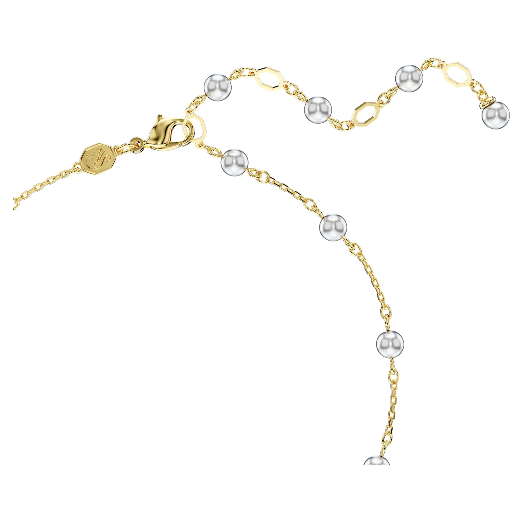 שרשרת Idyllia בציפוי זהב מבריק SWAROVSKI