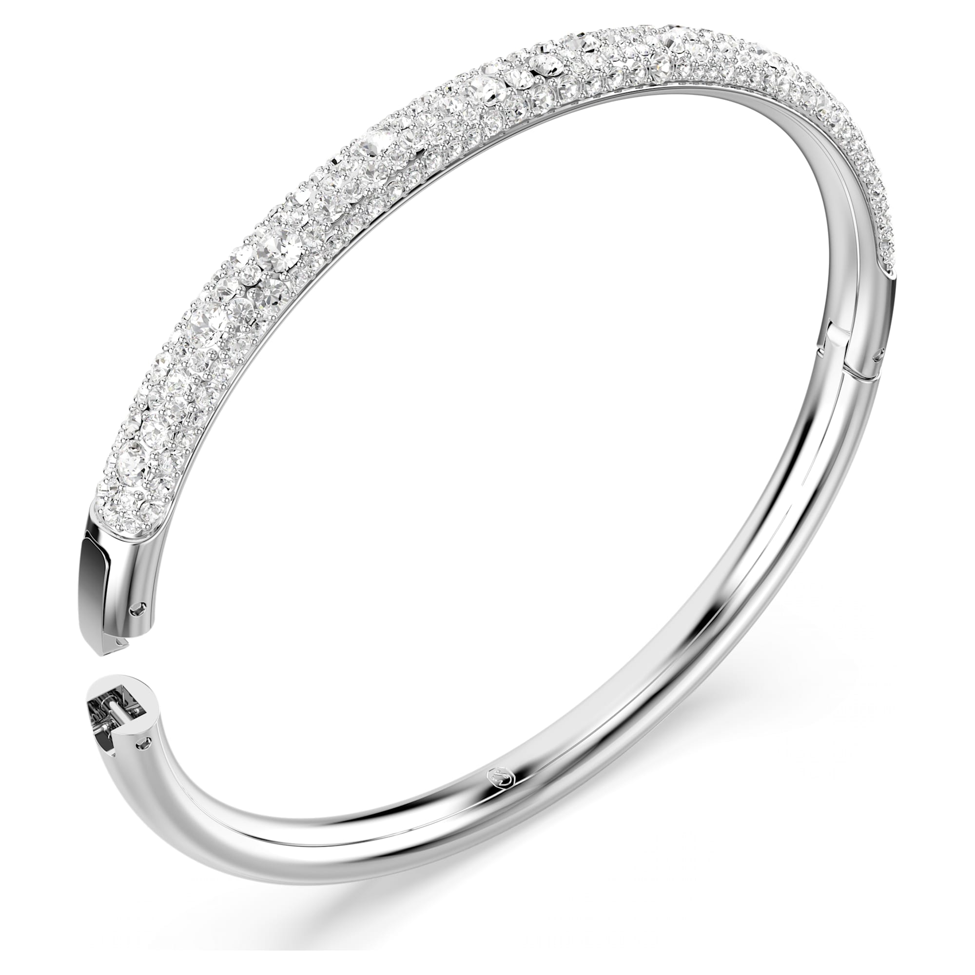 צמיד Meteora בציפוי רודיום מבריק SWAROVSKI