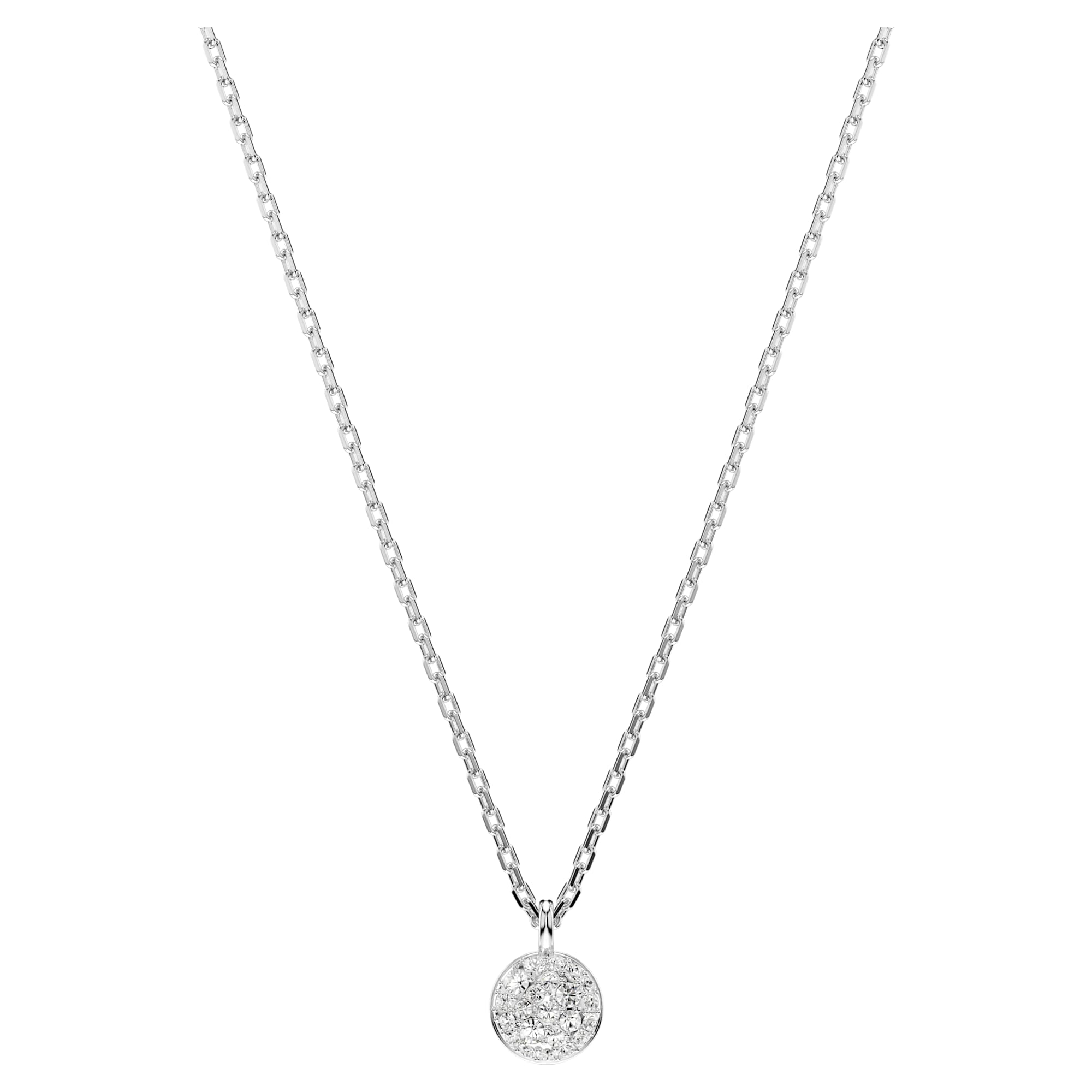 שרשרת Meteora בציפוי רודיום מבריק SWAROVSKI