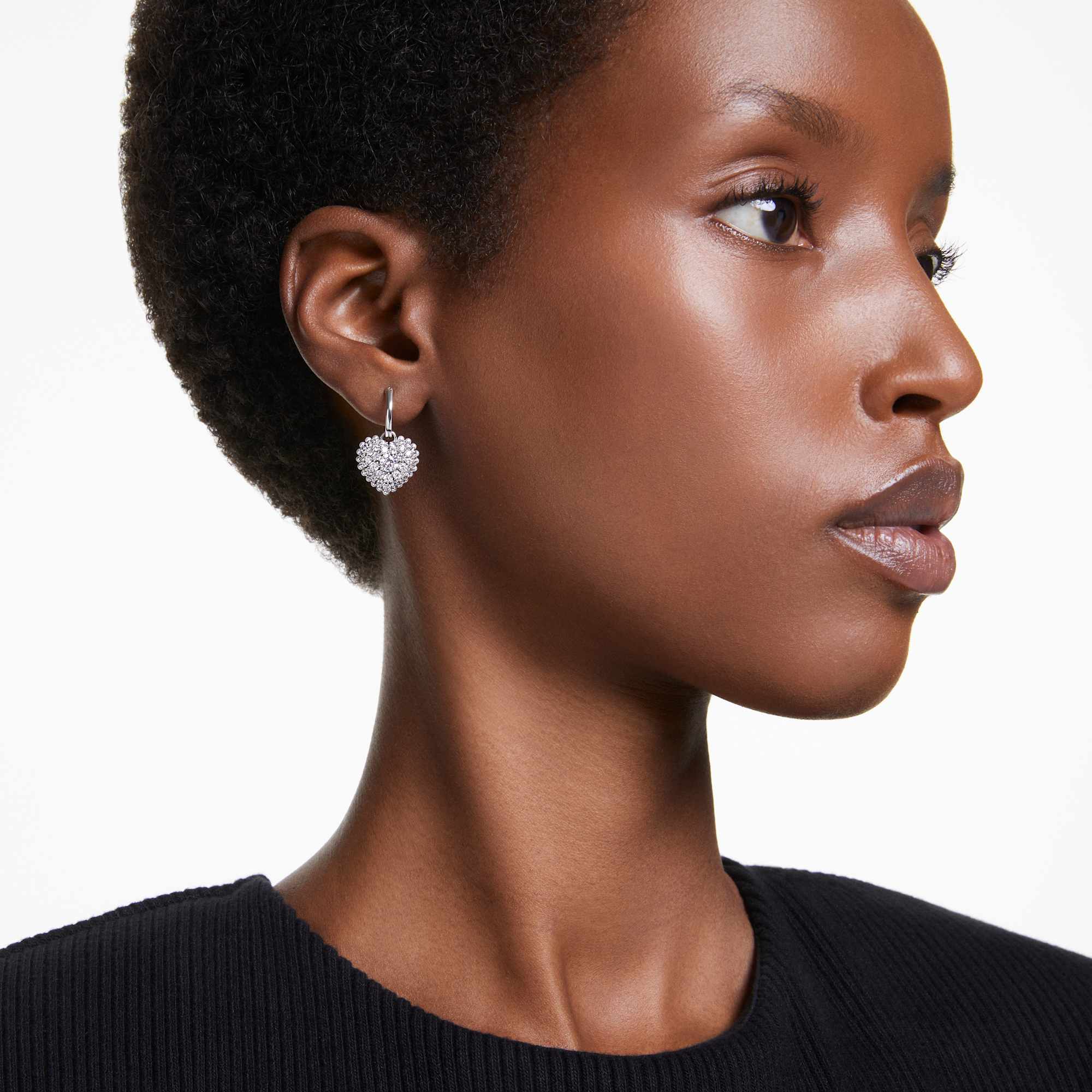 עגילי Hyperbola בציפוי רודיום מבריק SWAROVSKI