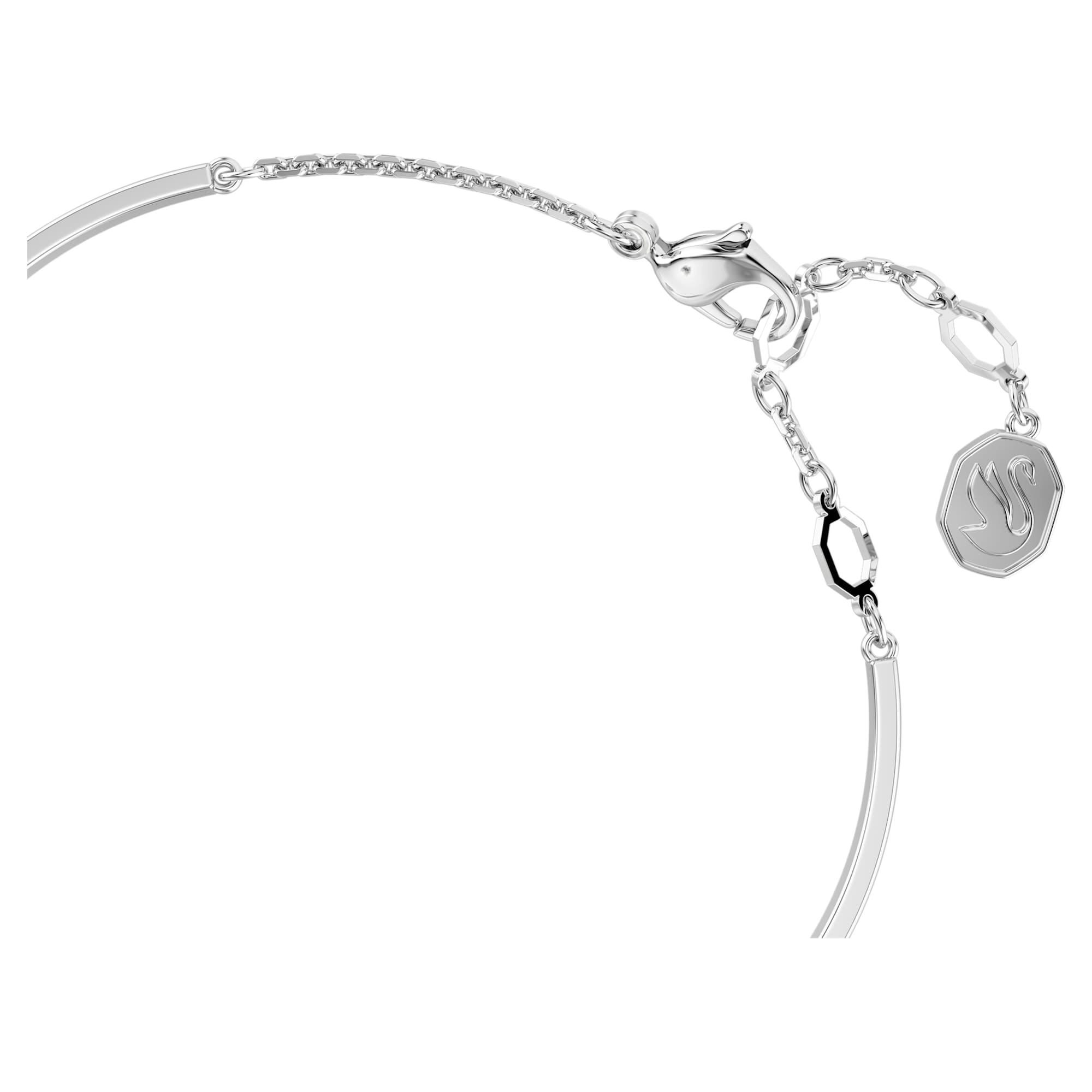 צמיד Hyperbola בציפוי רודיום מבריק SWAROVSKI