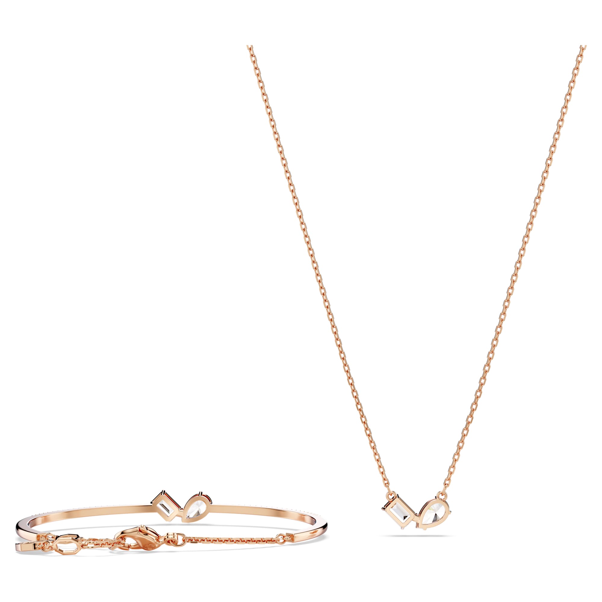 סט Mesmera בציפוי רוז גולד מבריק SWAROVSKI