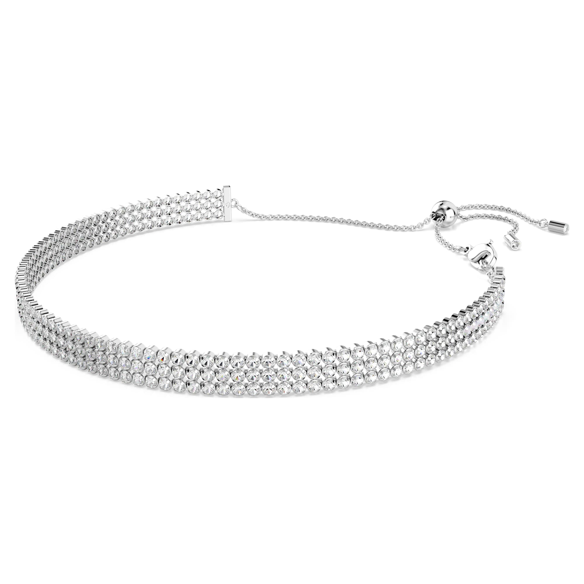 שרשרת Matrix בציפוי רודיום מבריק SWAROVSKI