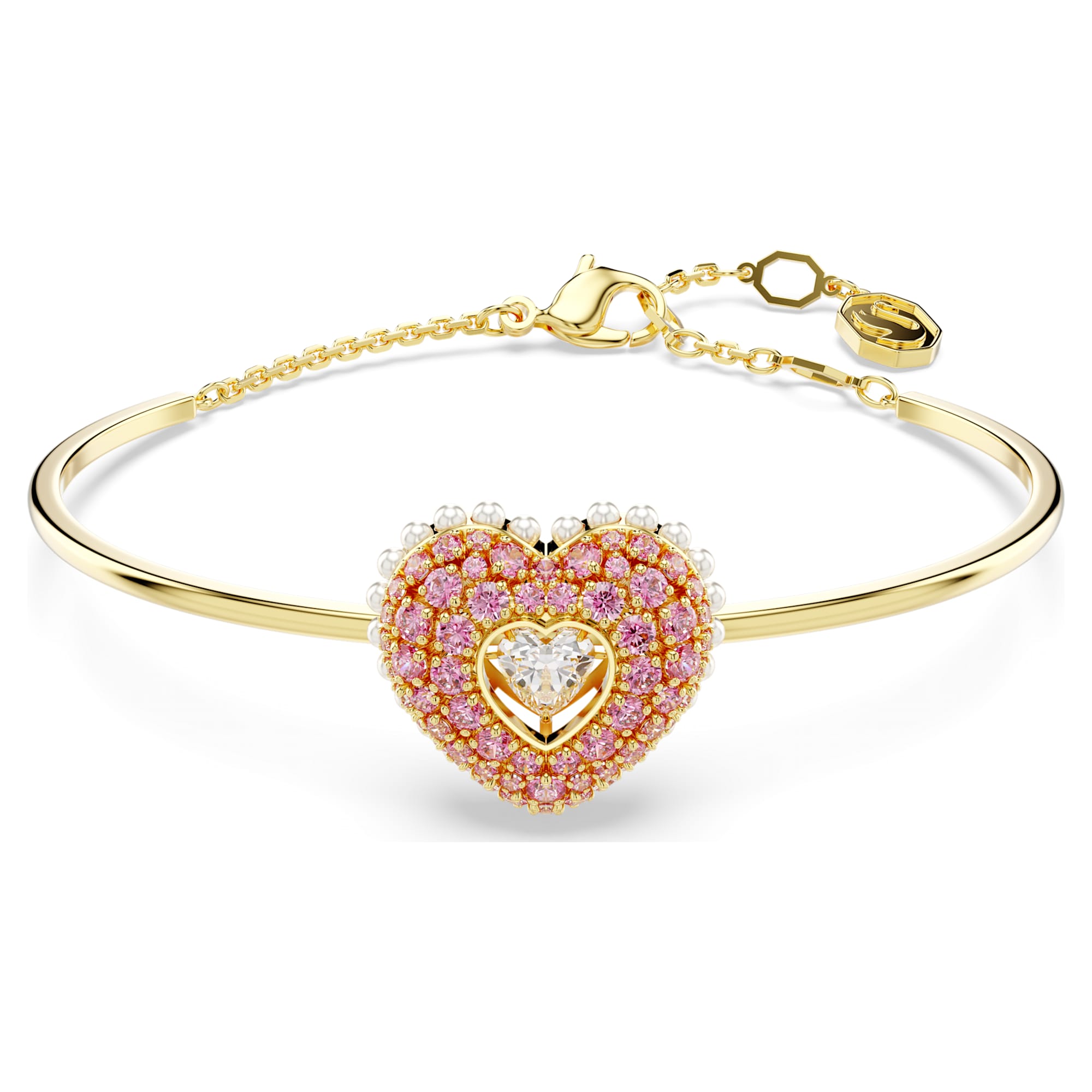 צמיד Hyperbola בציפוי זהב מבריק SWAROVSKI