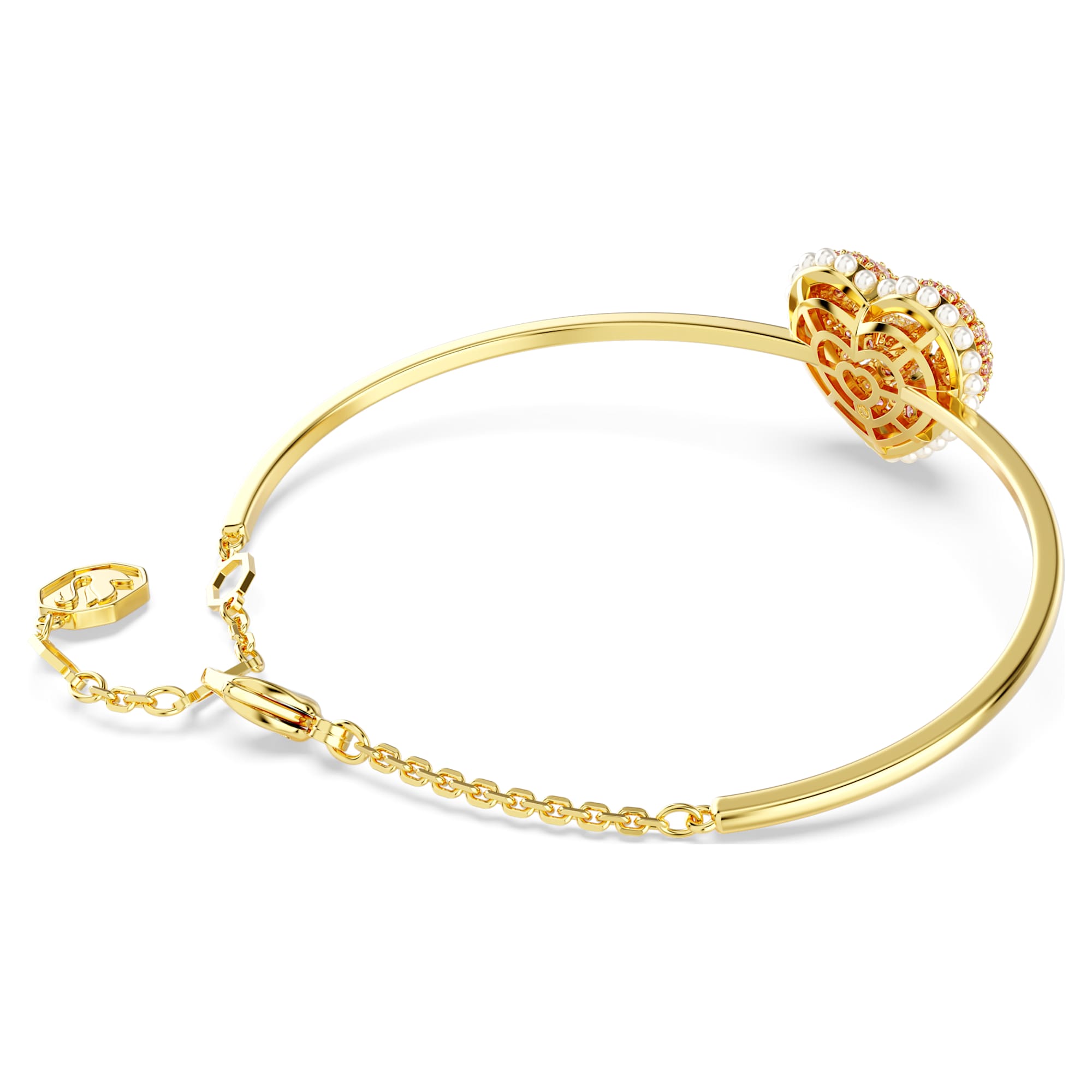 צמיד Hyperbola בציפוי זהב מבריק SWAROVSKI