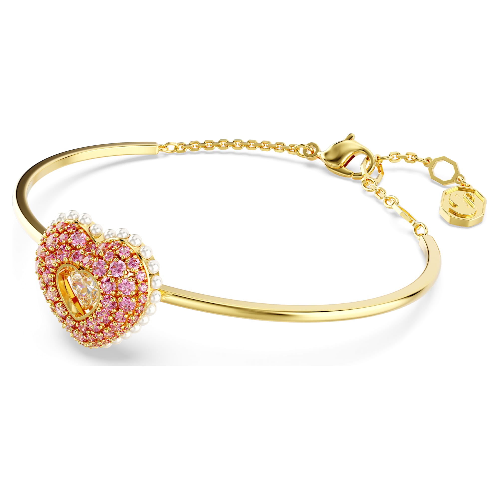 צמיד Hyperbola בציפוי זהב מבריק SWAROVSKI