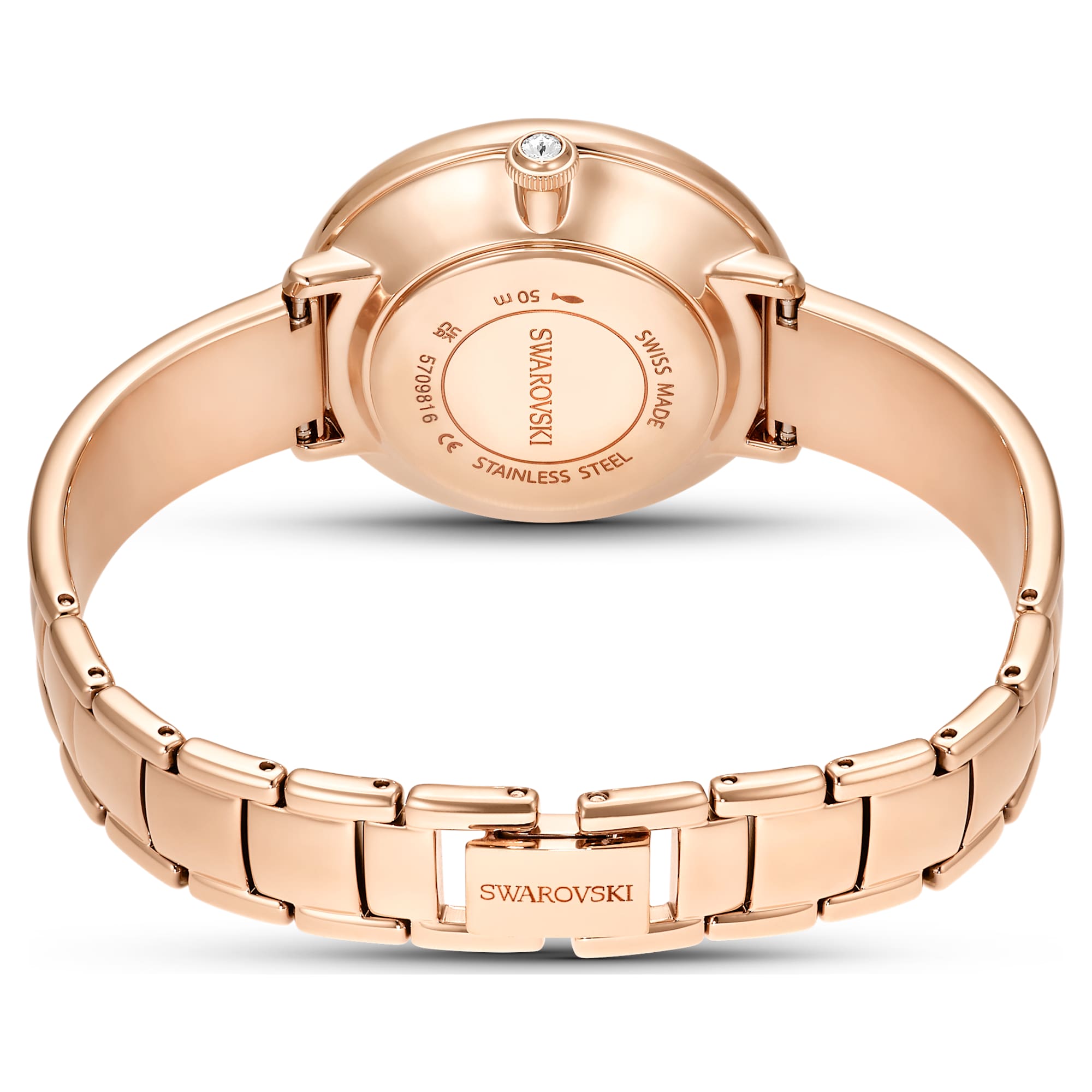 שעון Crystalline בציפוי PVD רוז גולד SWAROVSKI