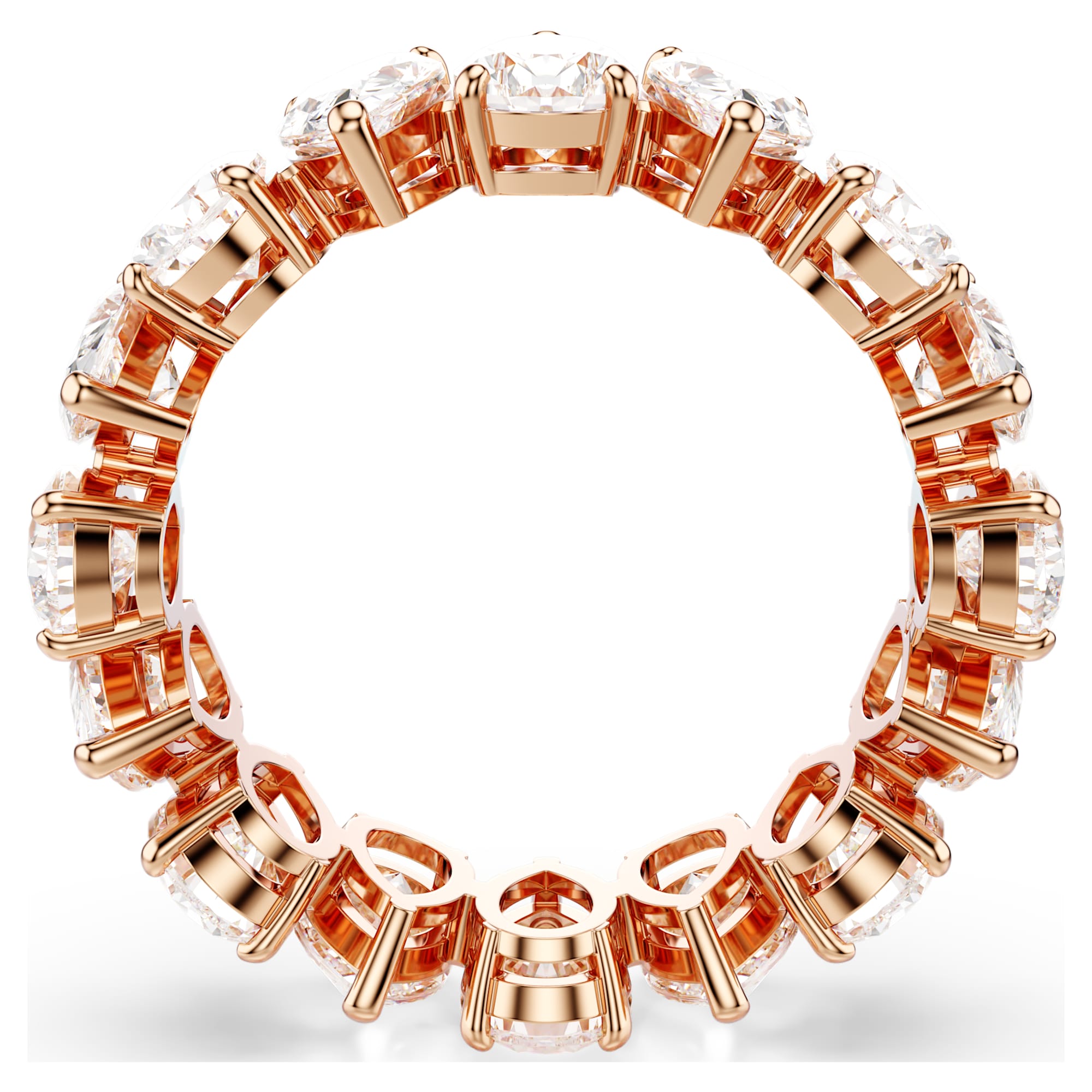 טבעת Matrix בציפוי PVD רוז גולד SWAROVSKI