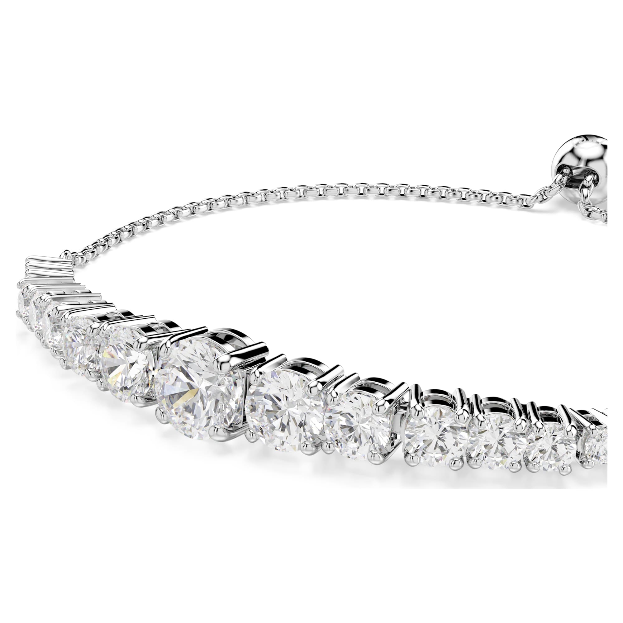 צמיד Matrix בציפוי רודיום מבריק SWAROVSKI