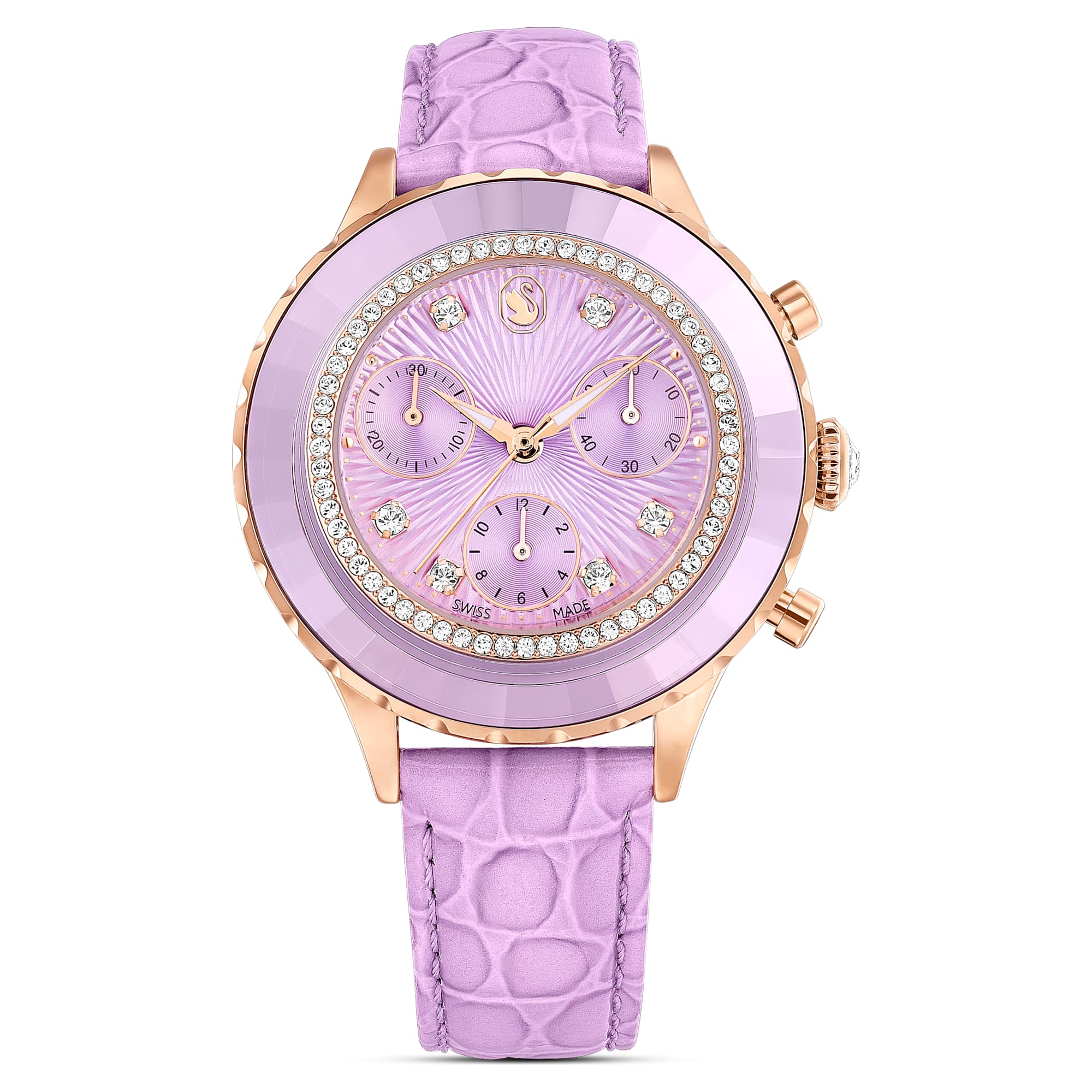 שעון Octea בציפוי PVD רוז גולד SWAROVSKI