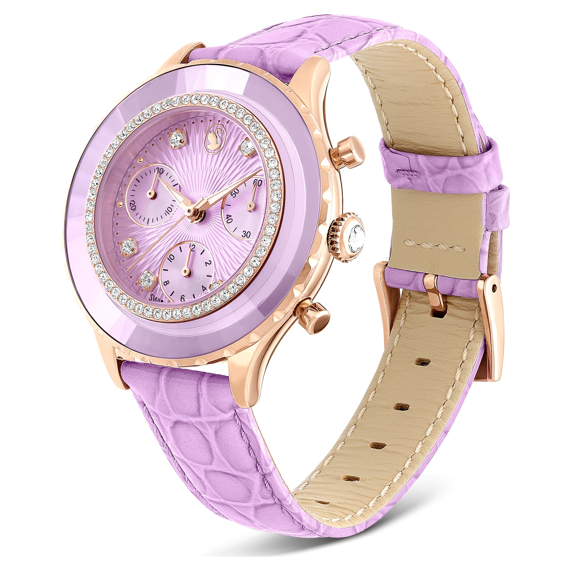 שעון Octea בציפוי PVD רוז גולד SWAROVSKI