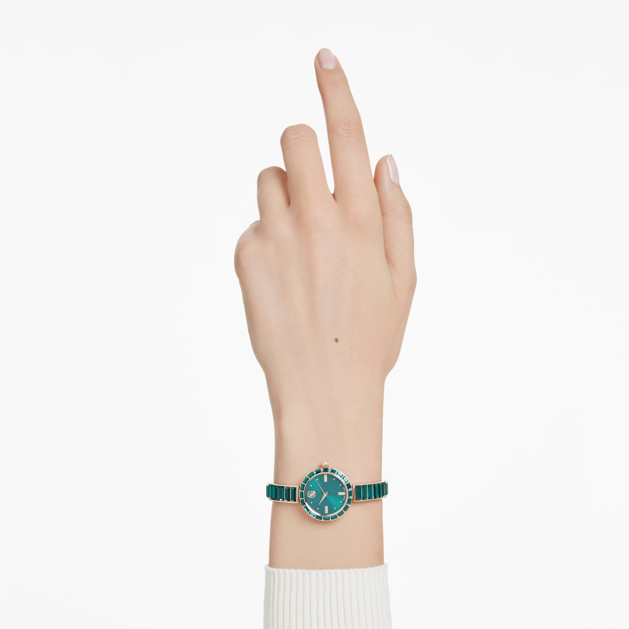 שעון Jewelry Watch בציפוי PVD שמפניה זהב SWAROVSKI
