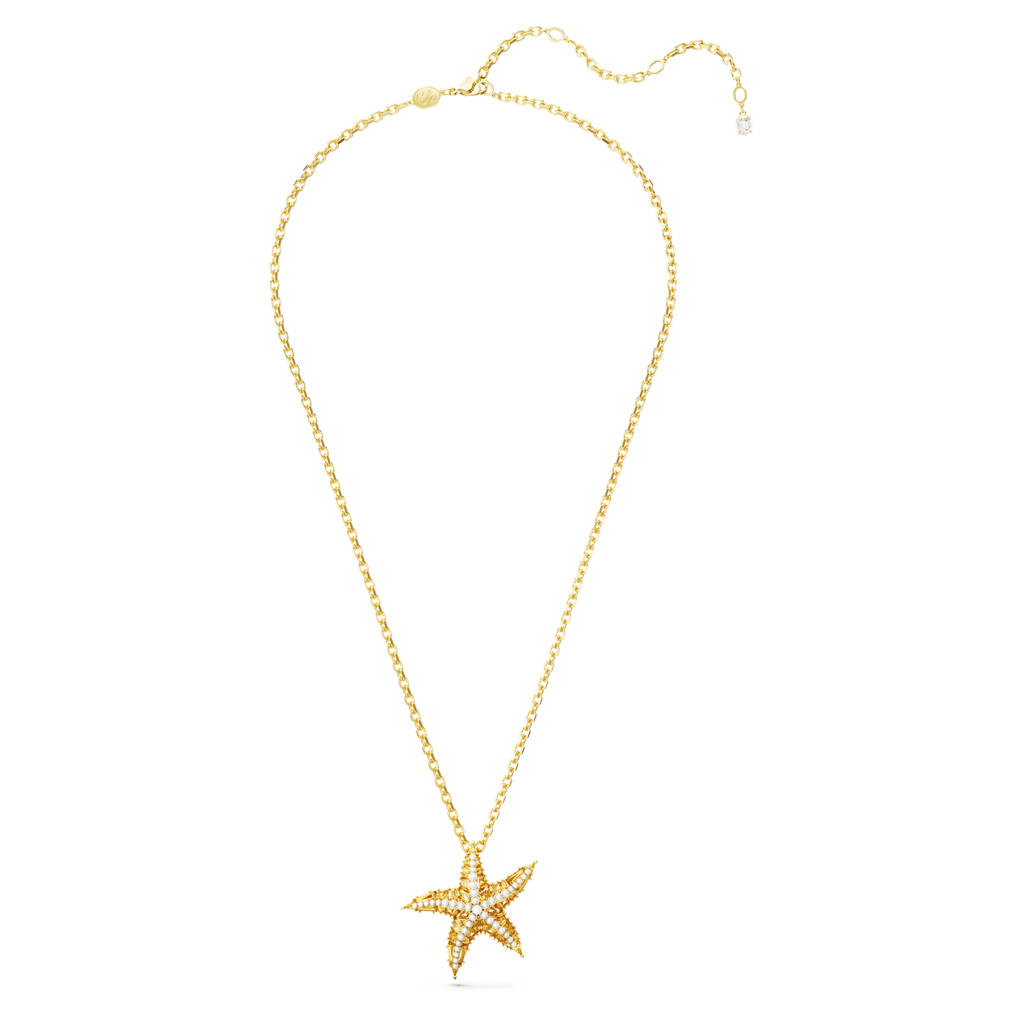 שרשרת Idyllia בציפוי זהב מבריק SWAROVSKI