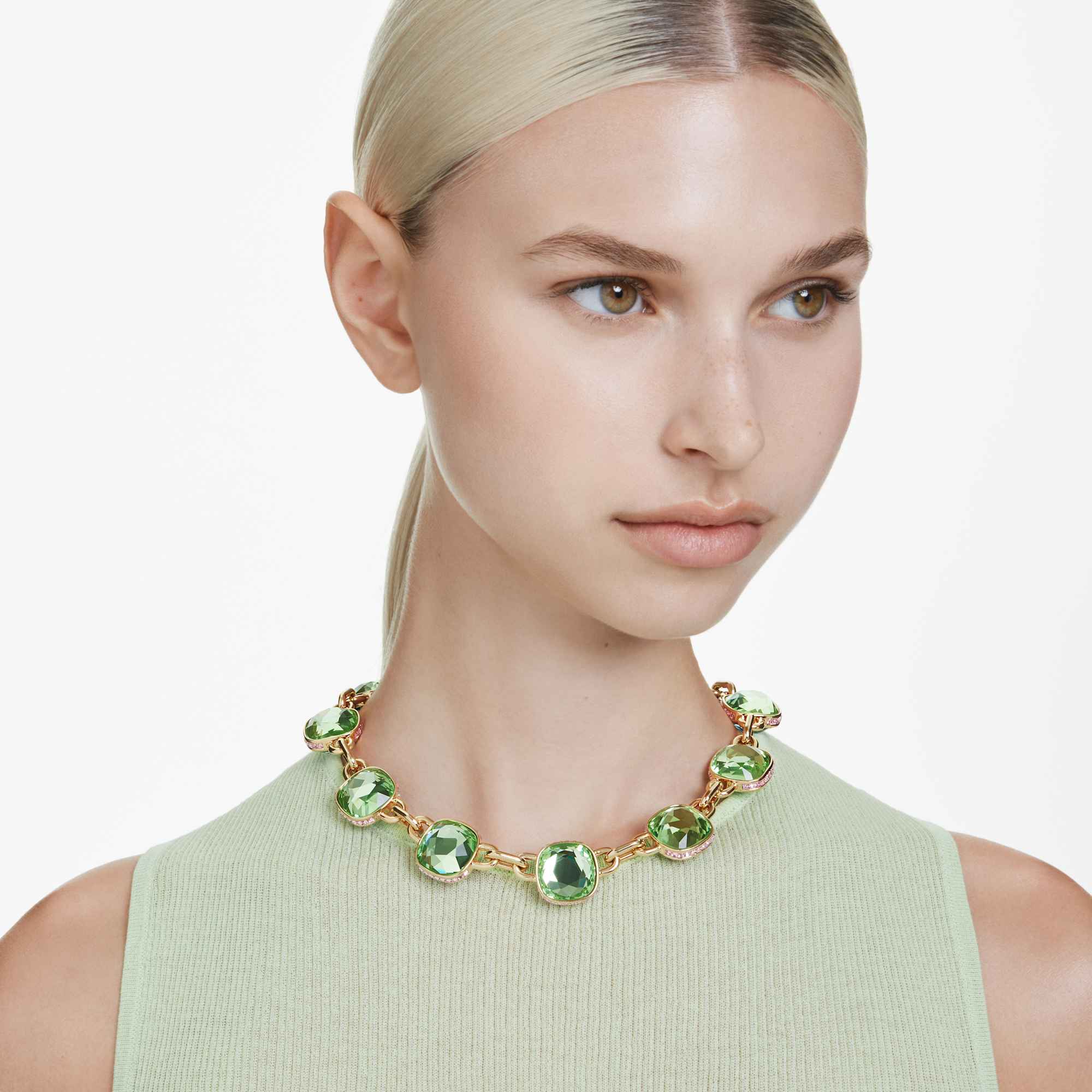 שרשרת Chroma בציפוי זהב מבריק SWAROVSKI