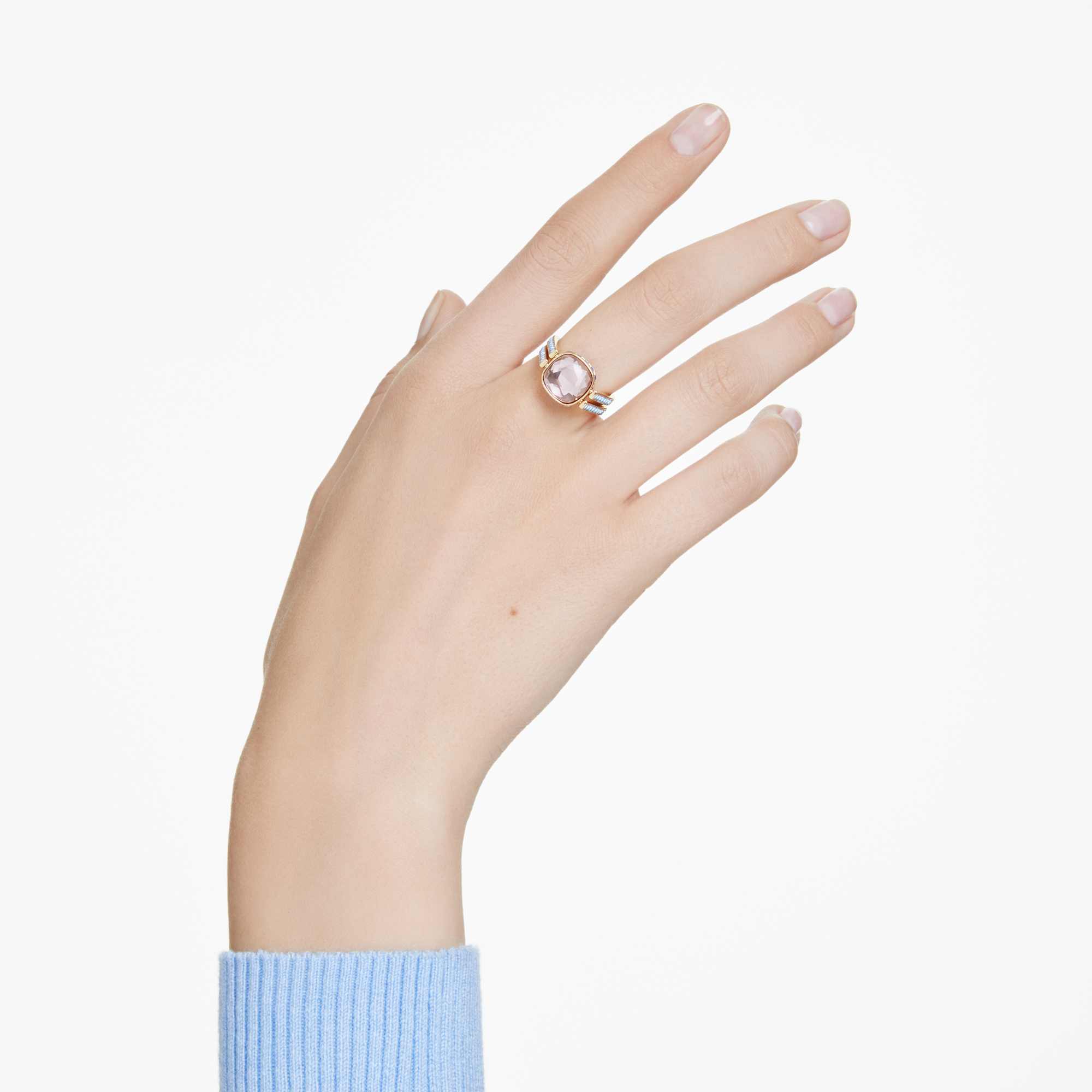 טבעת Chroma בציפוי זהב מבריק SWAROVSKI