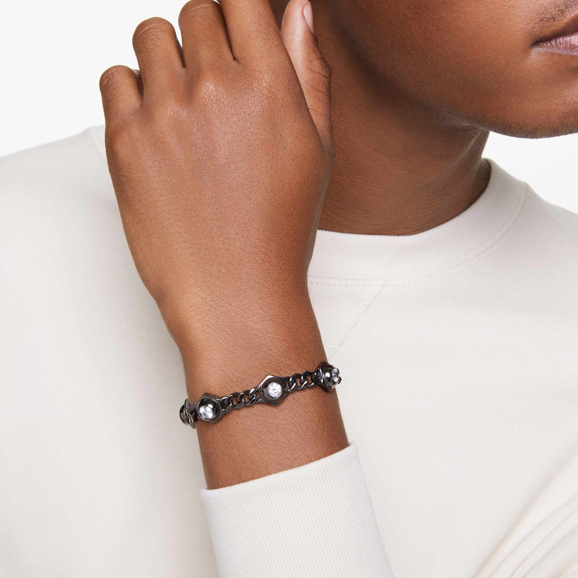 צמיד Numina בציפוי רודיום שחור SWAROVSKI