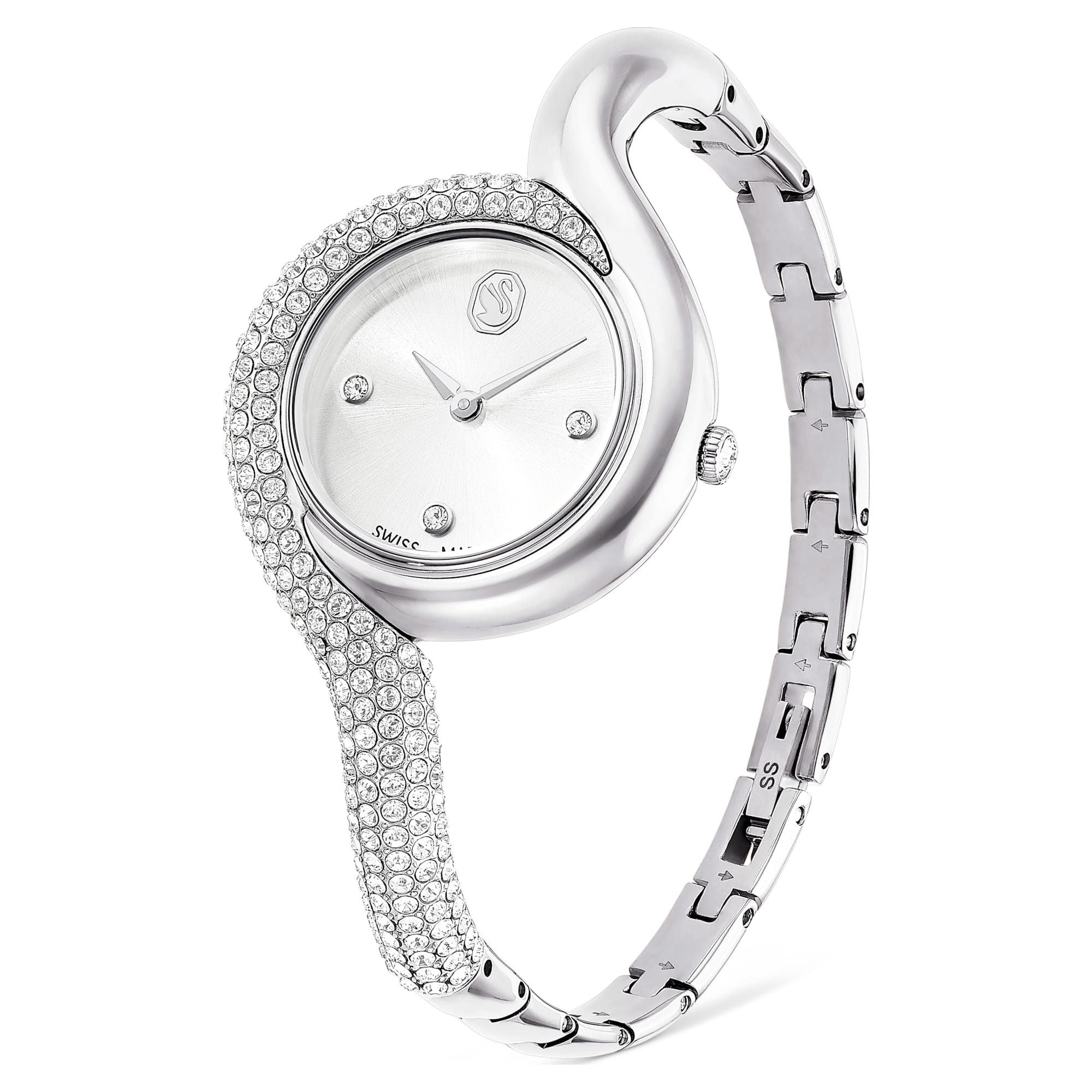 שעון Jewelry Watch בציפוי נירוסטה מבריקה SWAROVSKI