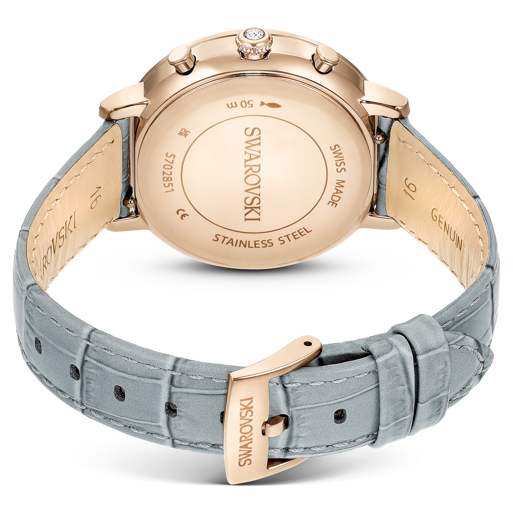 שעון Pave בציפוי PVD שמפניה זהב SWAROVSKI