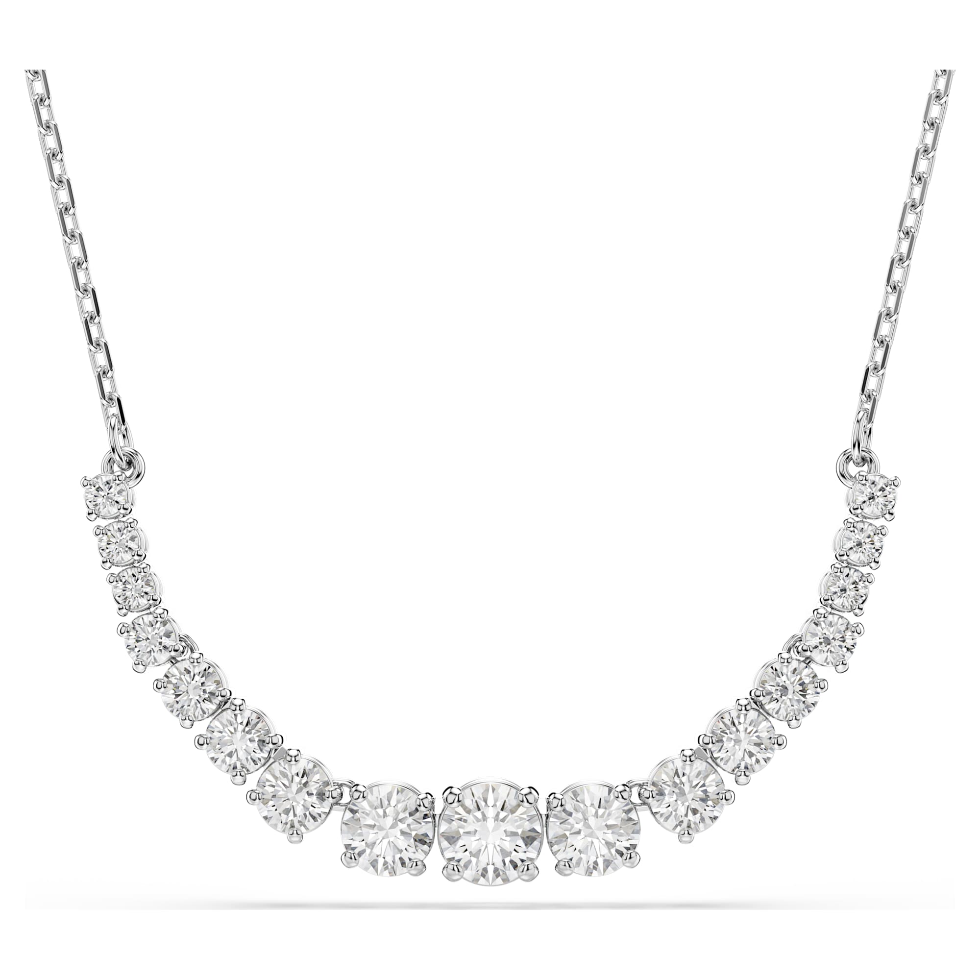 שרשרת Matrix בציפוי רודיום מבריק SWAROVSKI