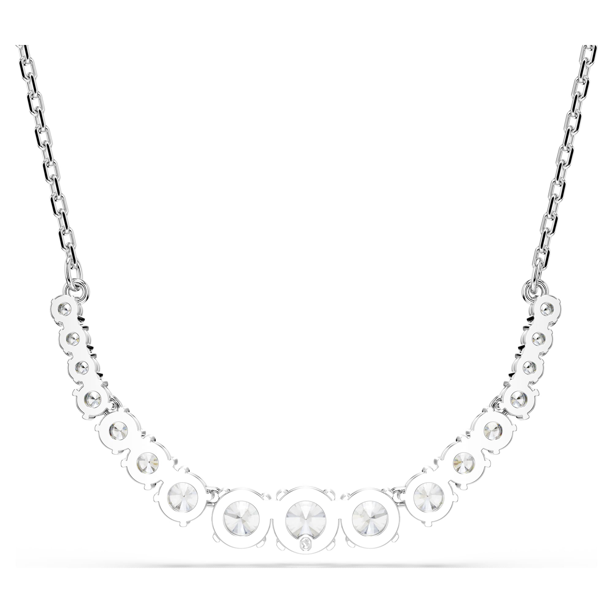 שרשרת Matrix בציפוי רודיום מבריק SWAROVSKI