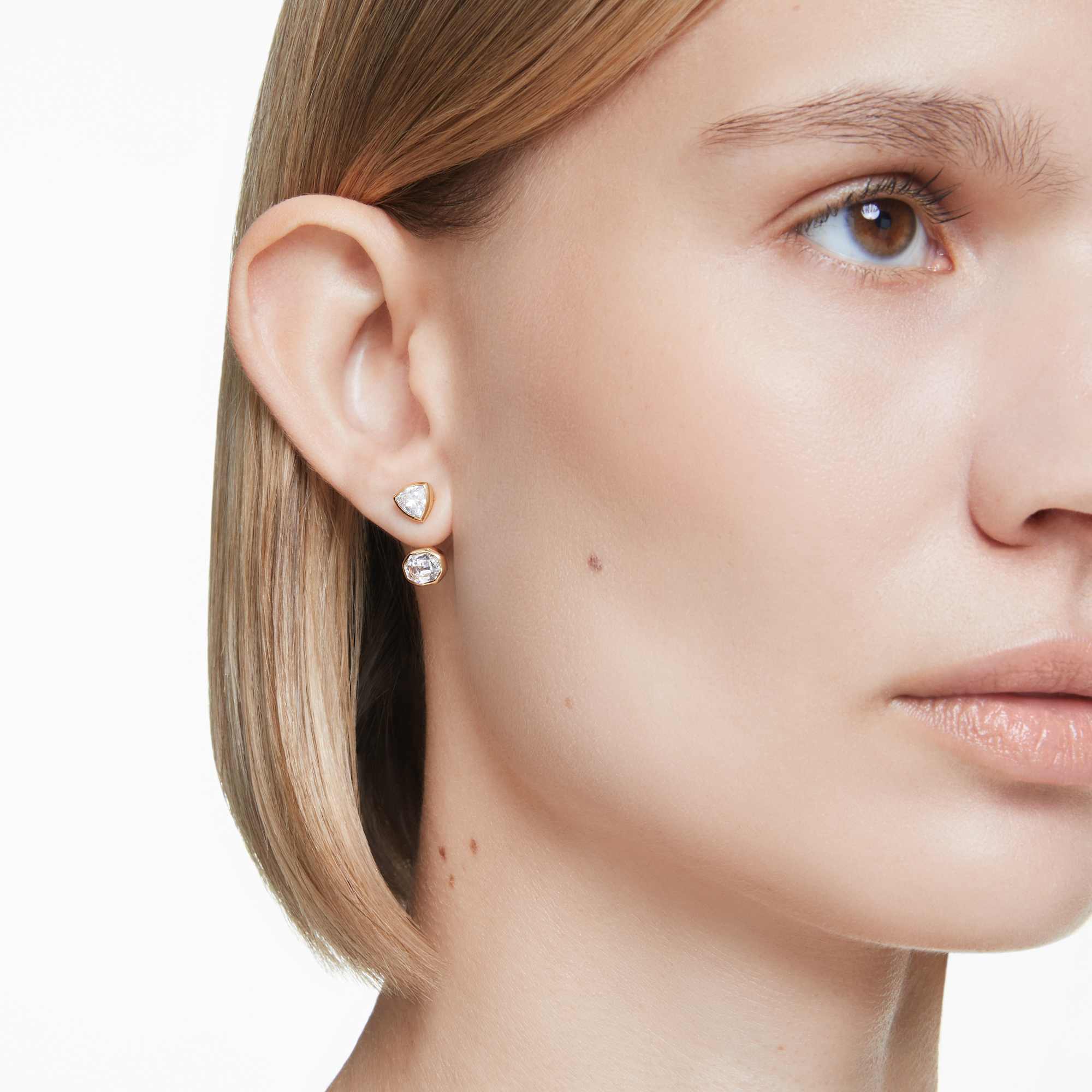 עגילי Imber בציפוי זהב מבריק SWAROVSKI