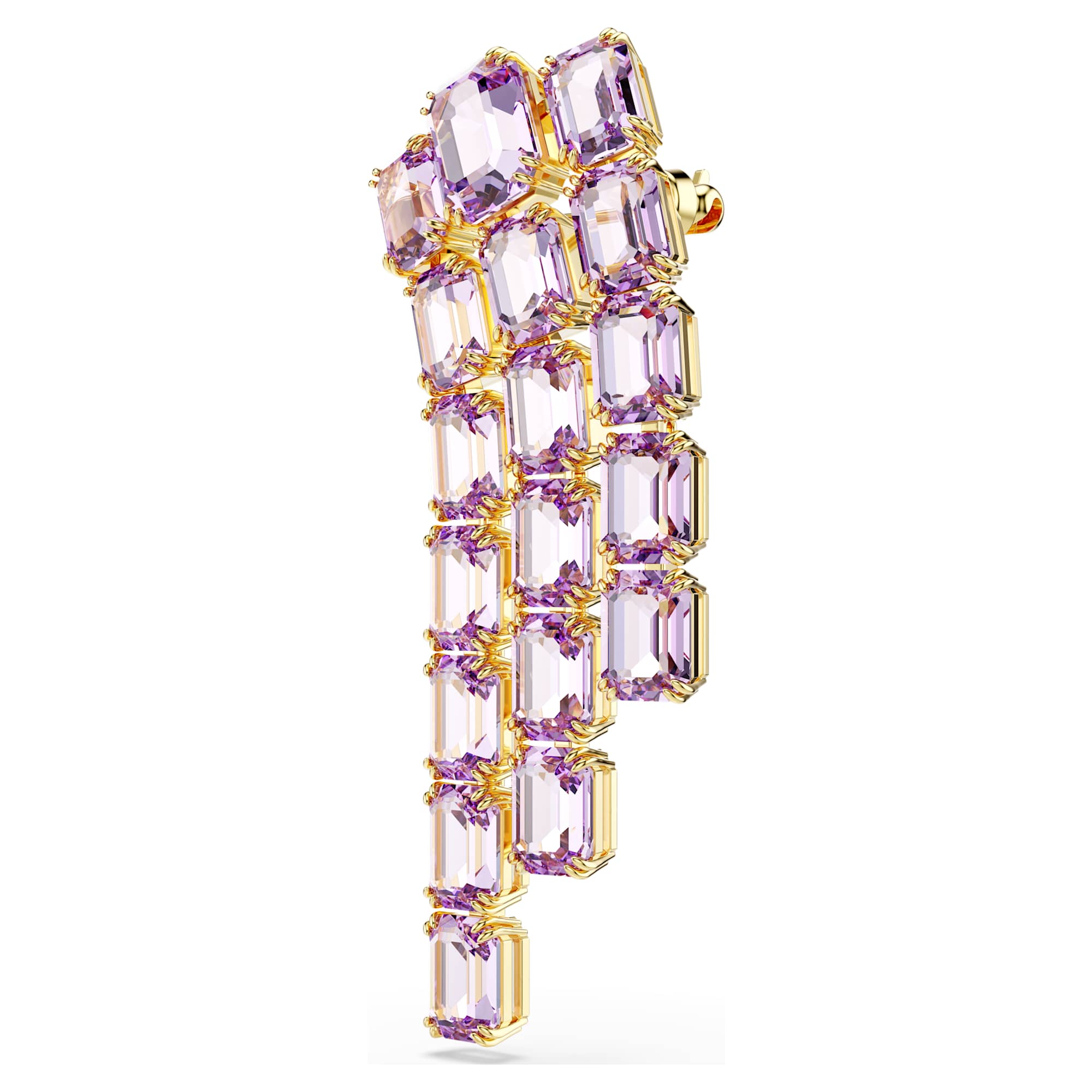 סיכות Millenia בציפוי זהב מבריק SWAROVSKI