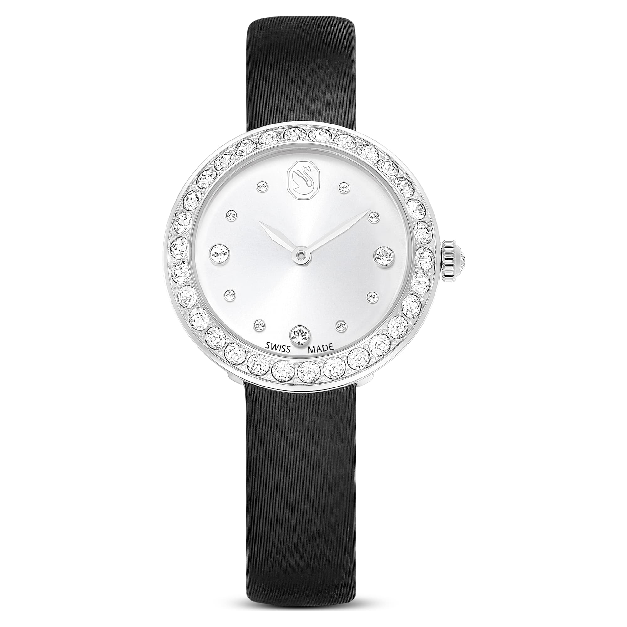 שעון Pave בציפוי נירוסטה מבריקה SWAROVSKI