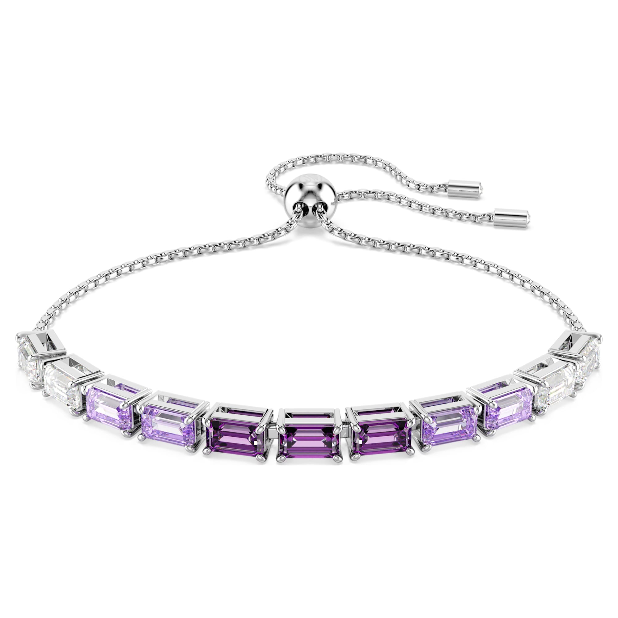 צמיד Matrix בציפוי רודיום מבריק SWAROVSKI