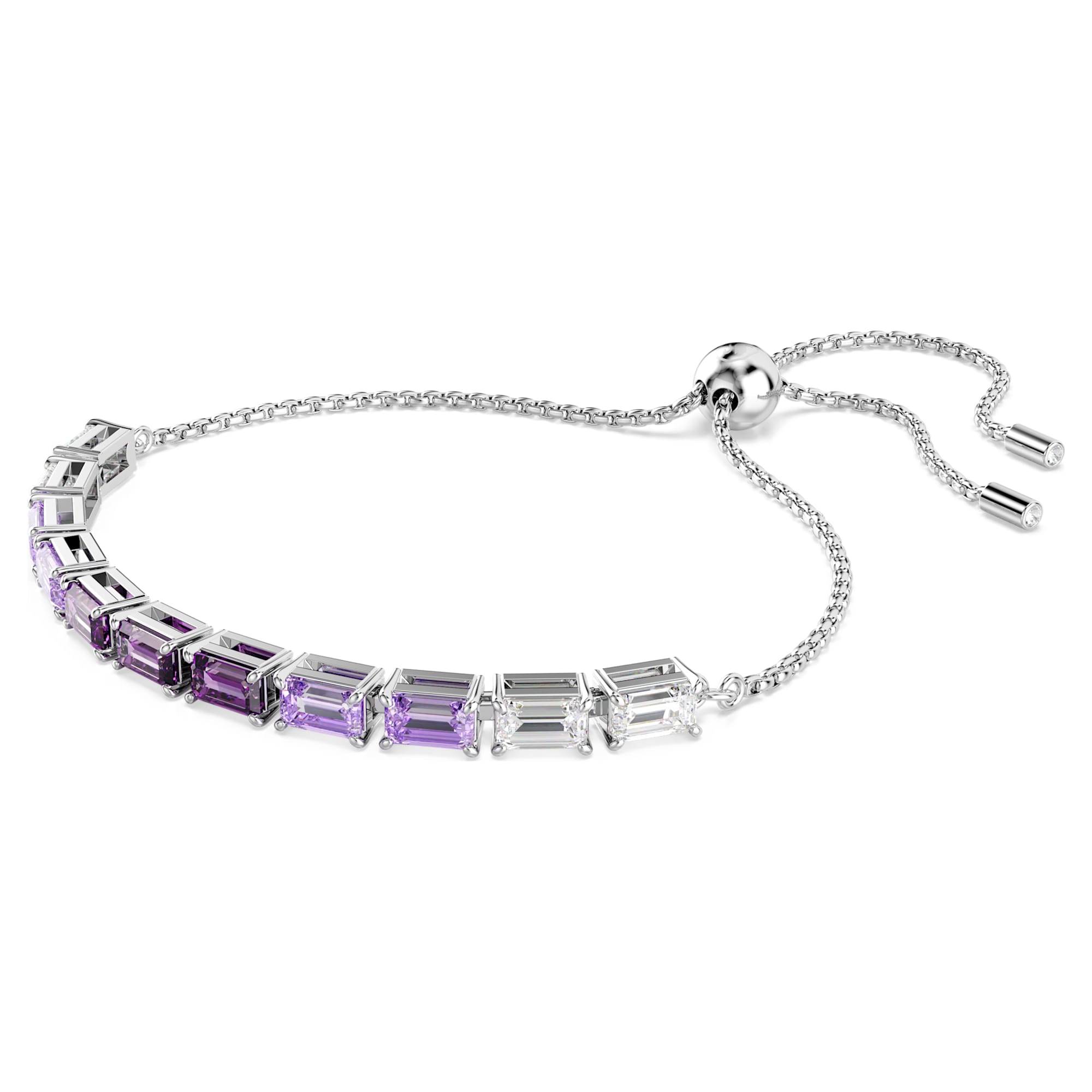 צמיד Matrix בציפוי רודיום מבריק SWAROVSKI