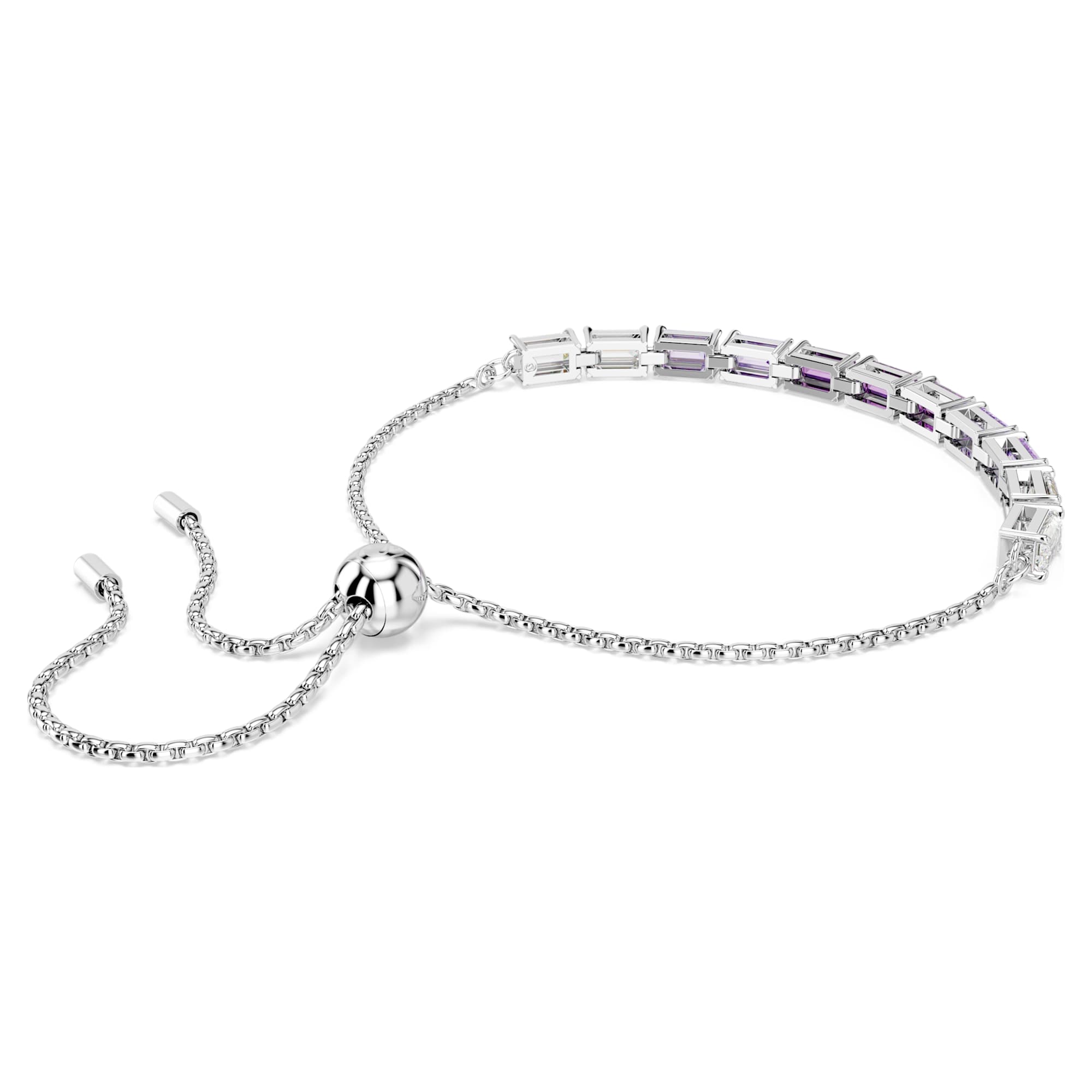 צמיד Matrix בציפוי רודיום מבריק SWAROVSKI